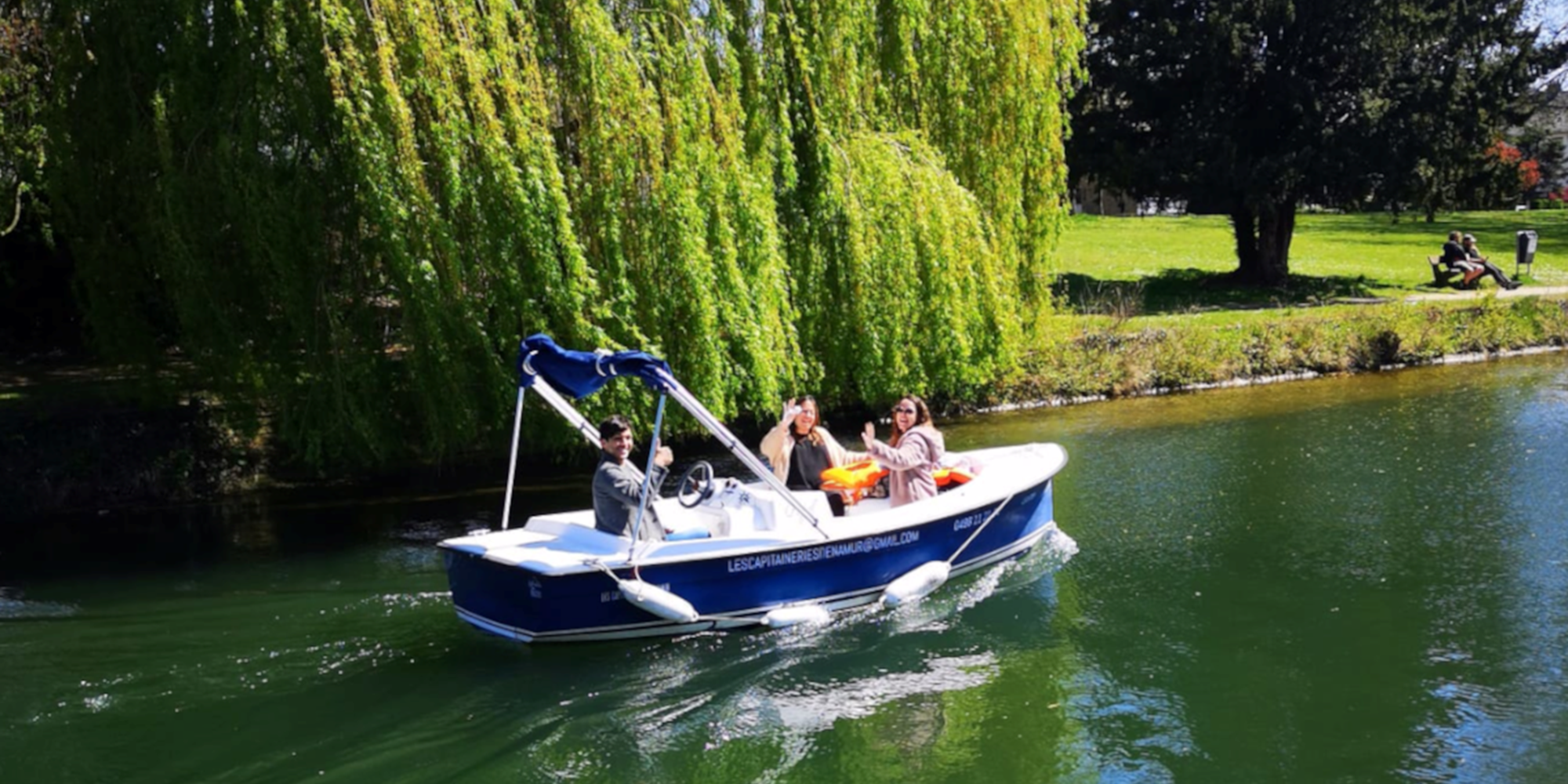 Bateau sans permis - Les Capitaineries de Namur