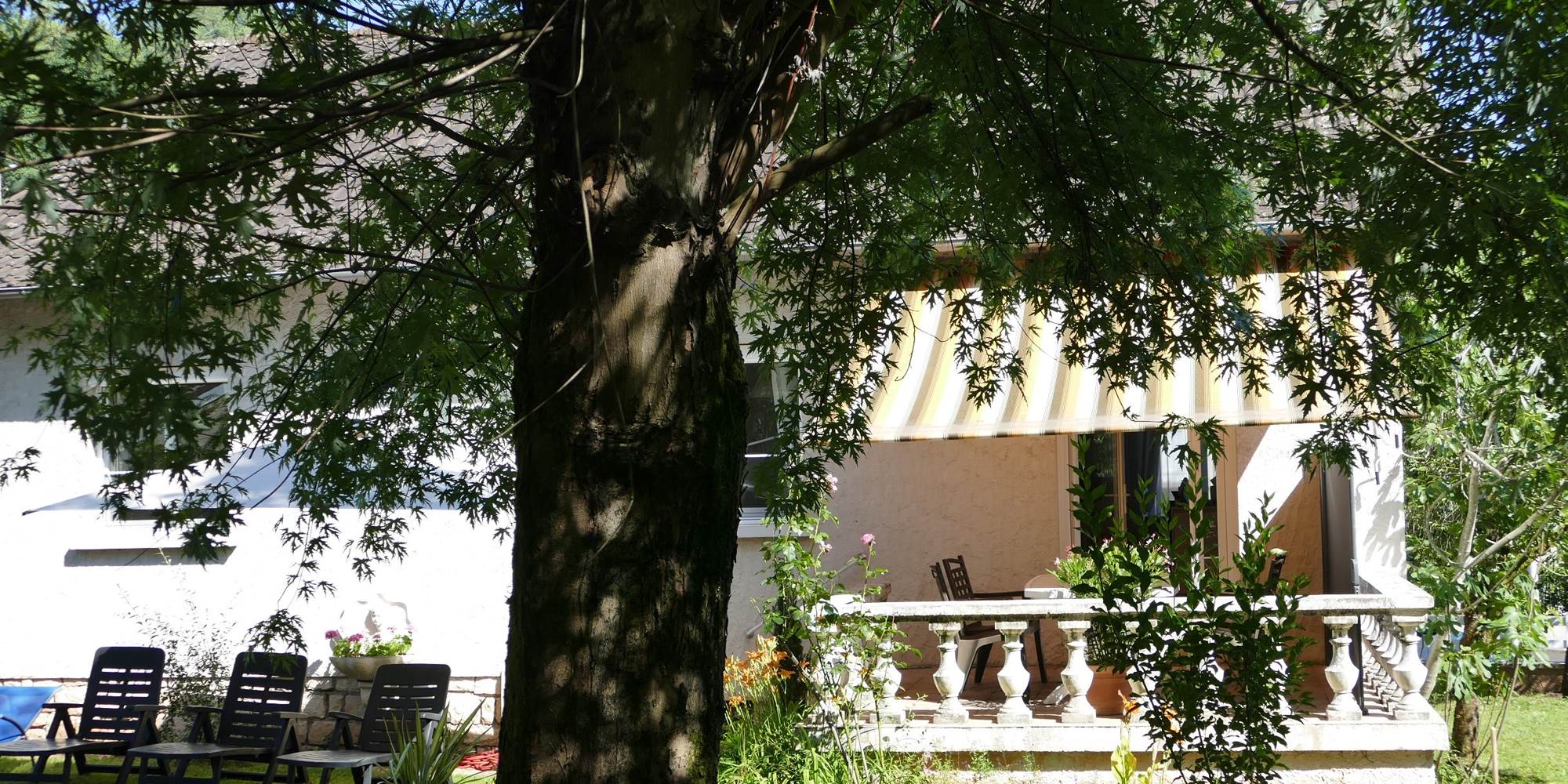 Gite Le 7  La Terrasse et le Jardin