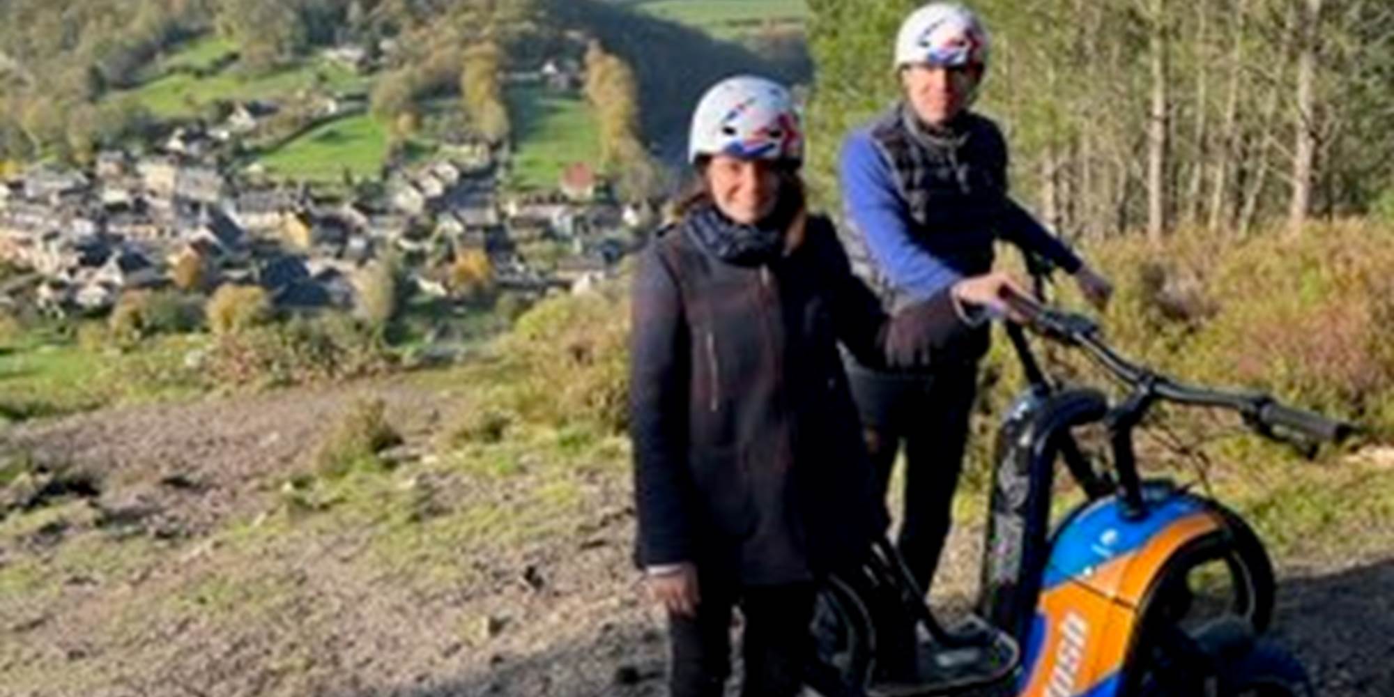 Prenez le temps de profitez d'un randonnée trottinette