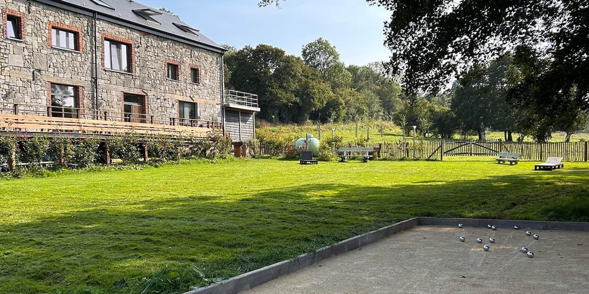 Piste de pétanque
