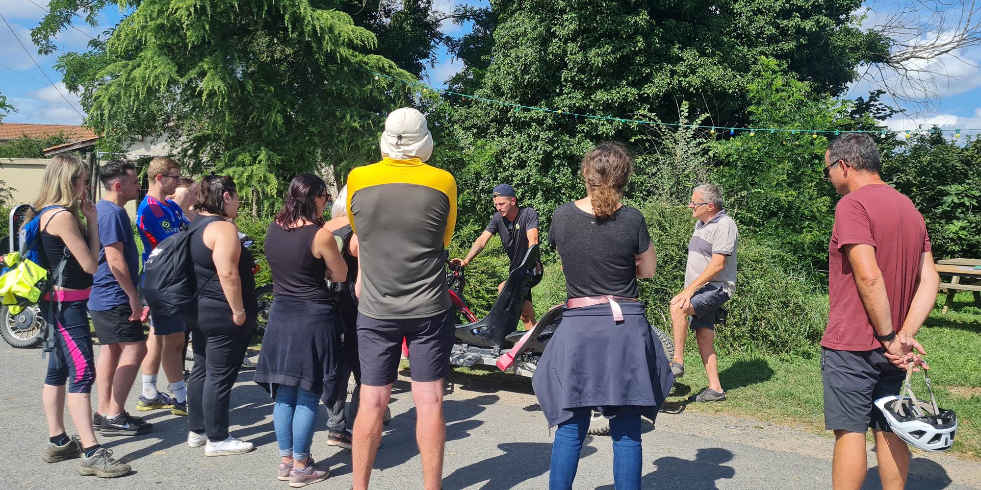 départ swincar - ferme des délices - briefing de départ