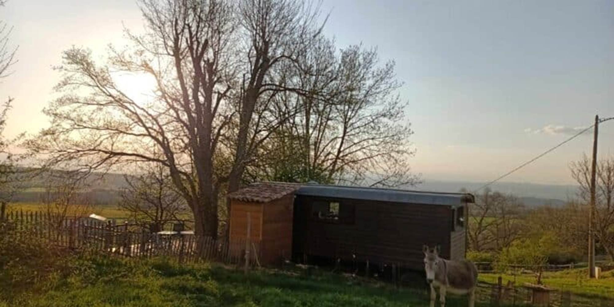 La Saltimbanque nichée au cœur d'un environnement très naturel.