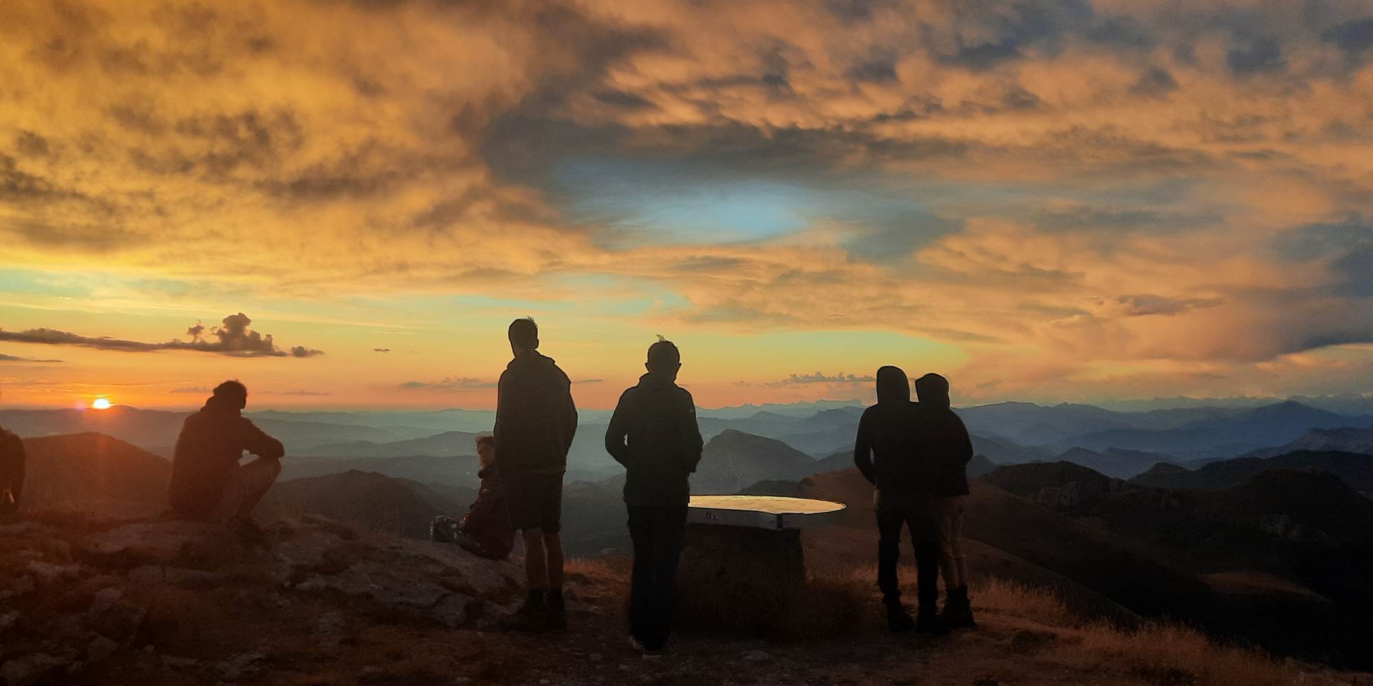 Couché de soleil Mont Chiran