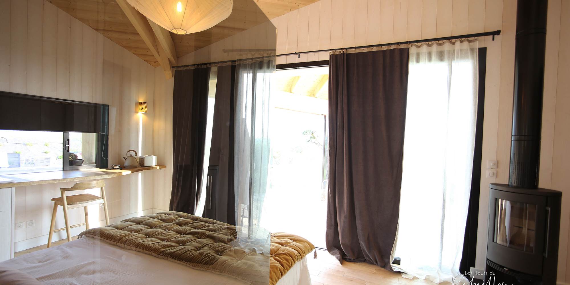 Poêle à bois - cabane