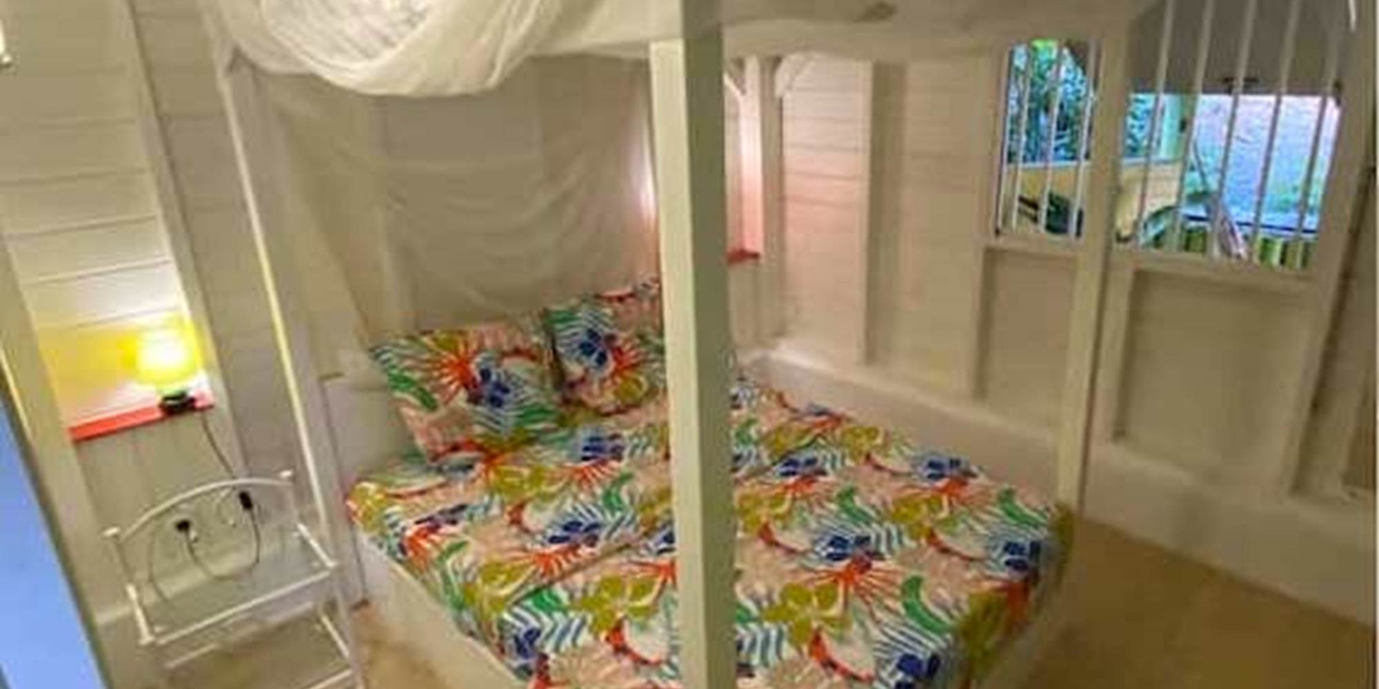 Chambre 1 ventilée avec lit double