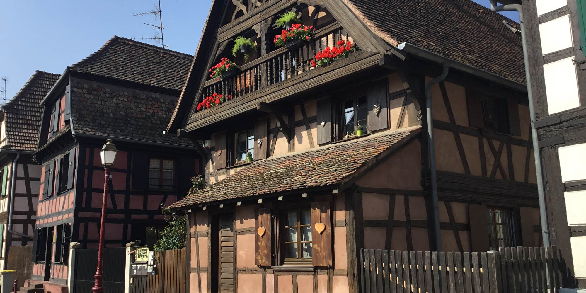 Facade de notre maison alsacienne du 17ème siècle