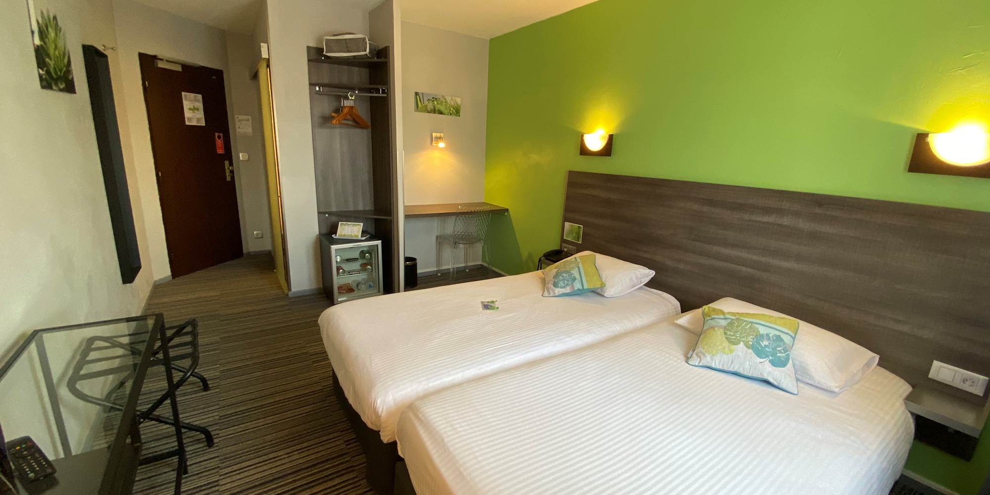 Chambre à deux lits