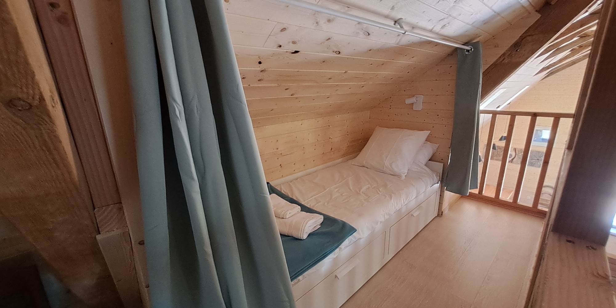 cellule 1 couchage mezzanine
