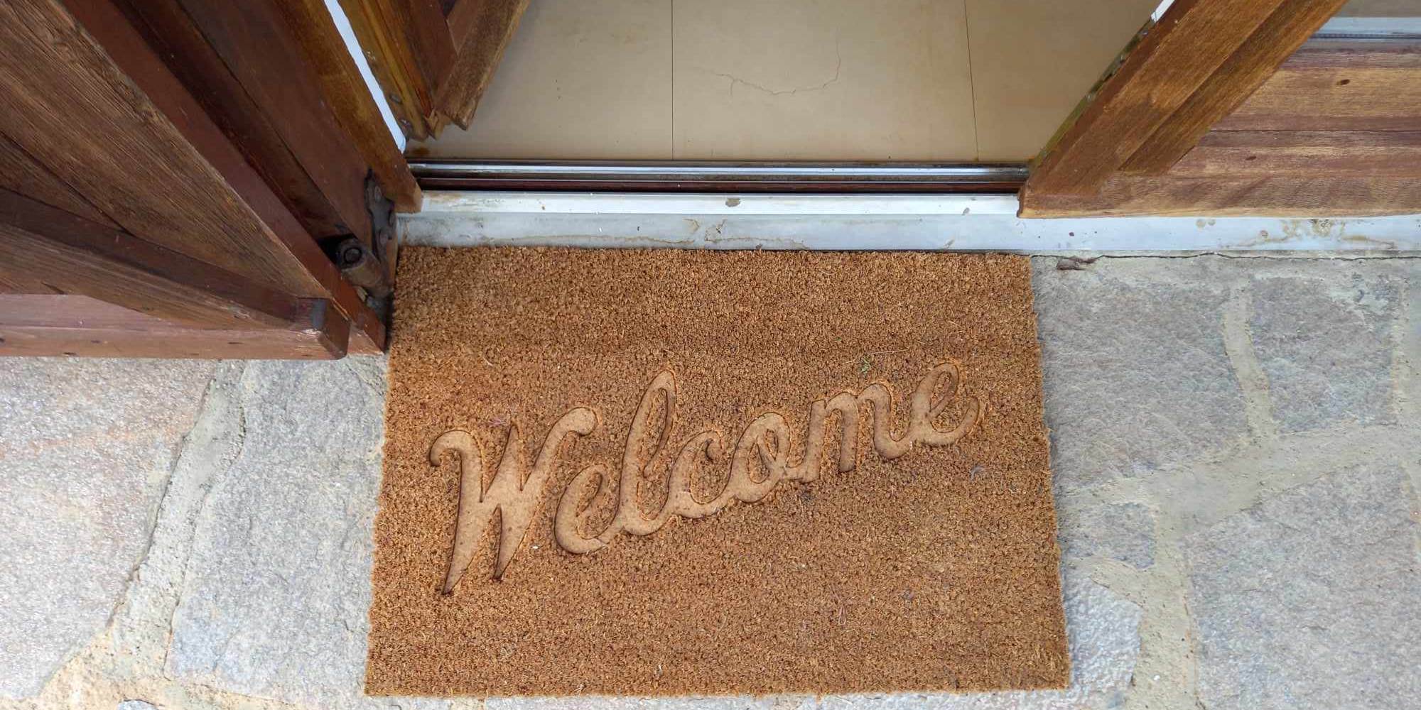 Tapis bienvenue