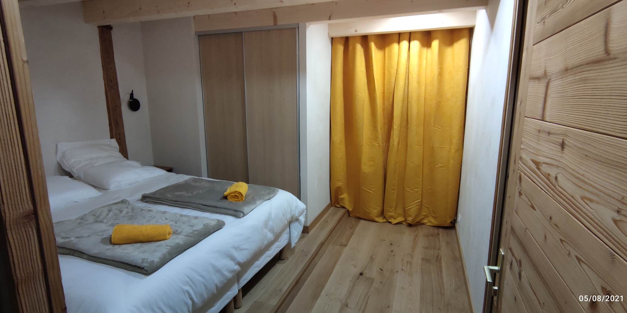 Chambre parentale Confort - 2 alcoves avec 2 lits accolés de 160x200 - Accès extérieur