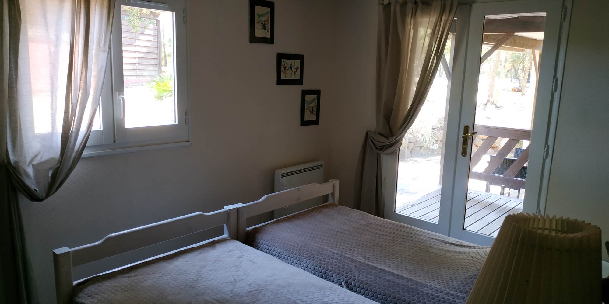 Cottage chambre 2 vue fenetres