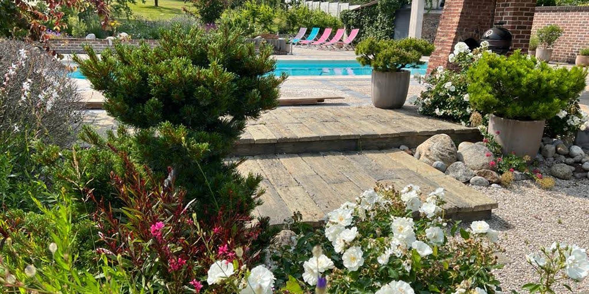 le jardin, vue du nord