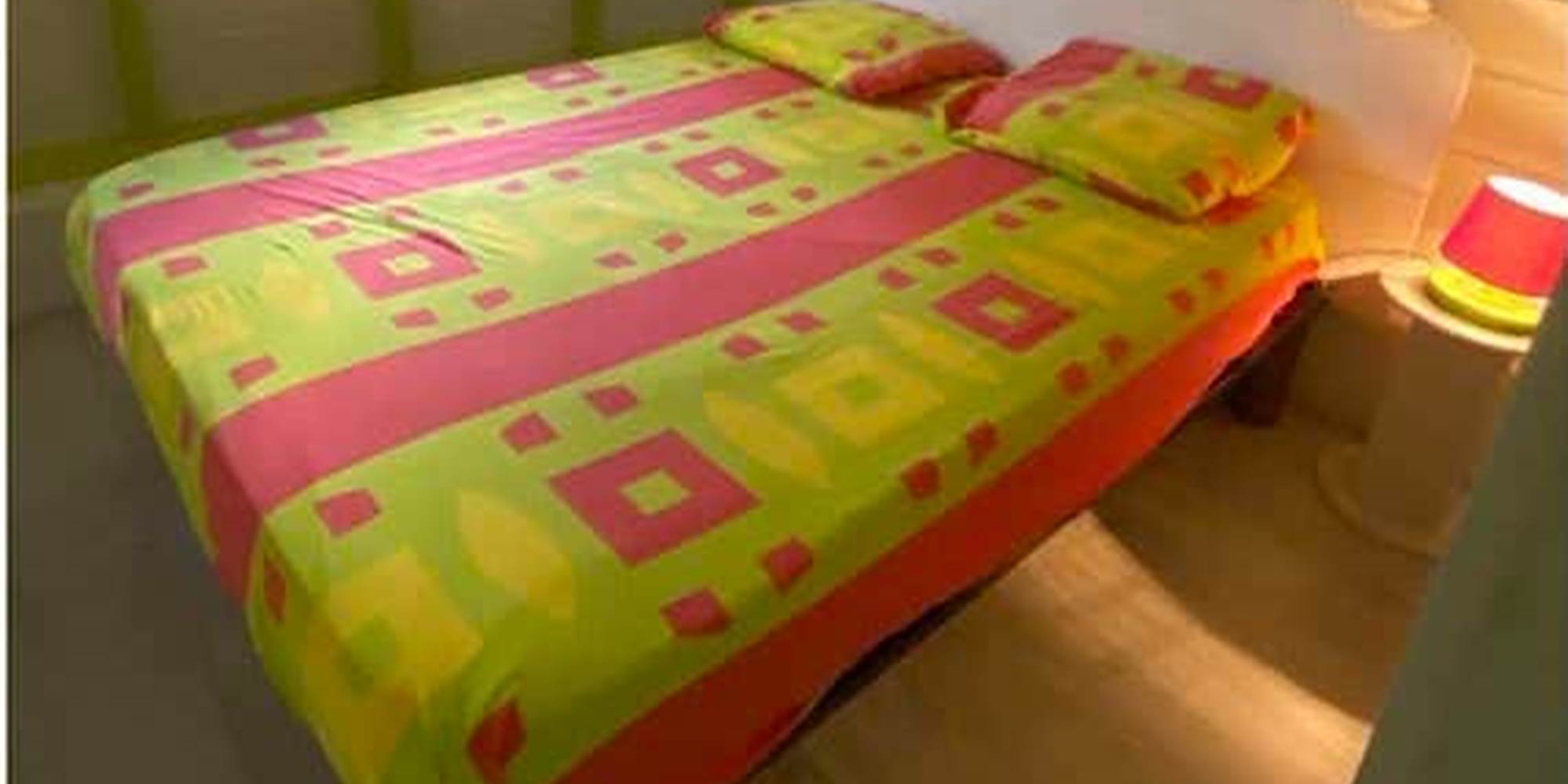 Chambre 2 ventilée avec lit double