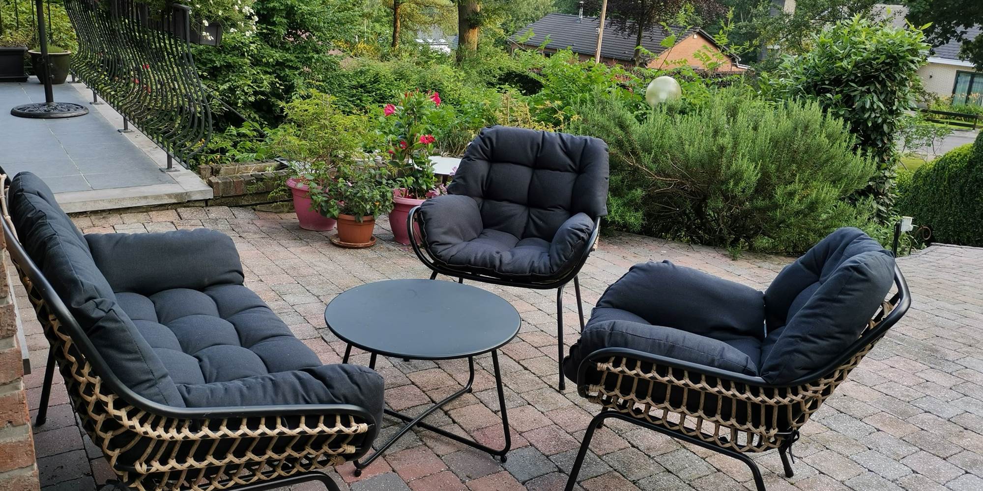 Notre coin salon extérieur