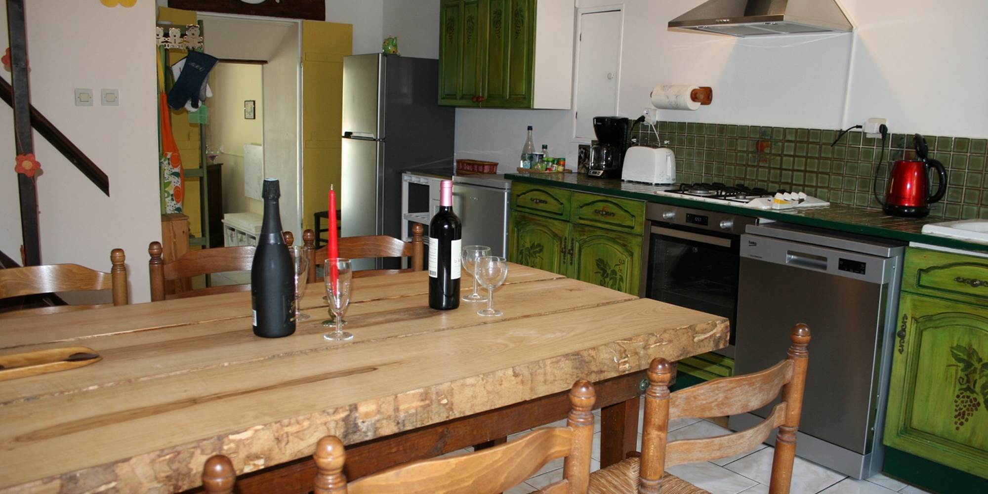Gîte La Marteille - Grande cuisine
