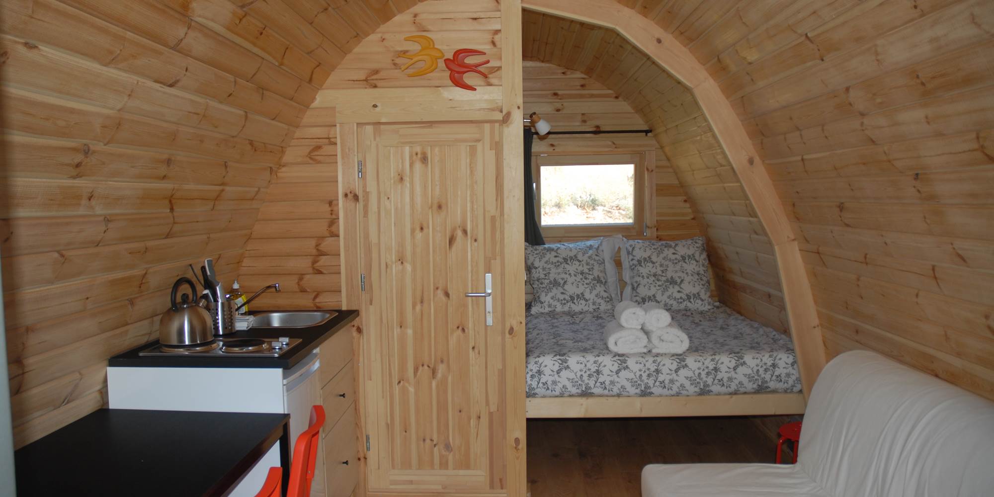 Une cabane insolite et confortable