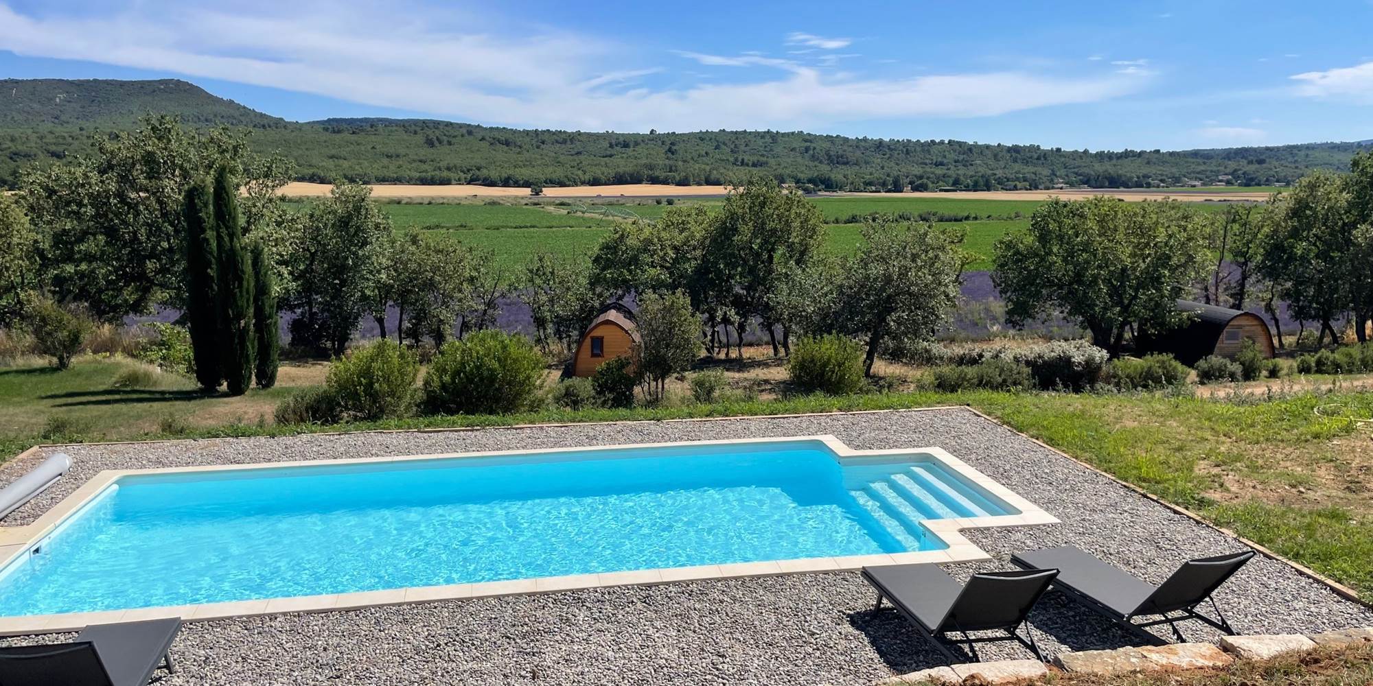 Piscine avce vue