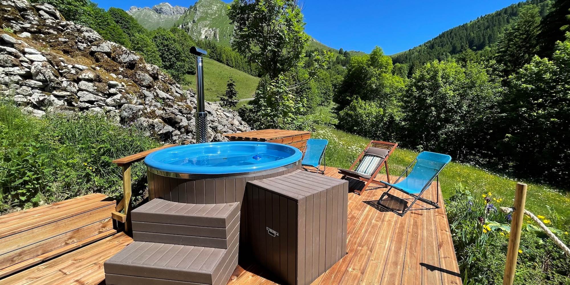 Le Jacuzzi en été