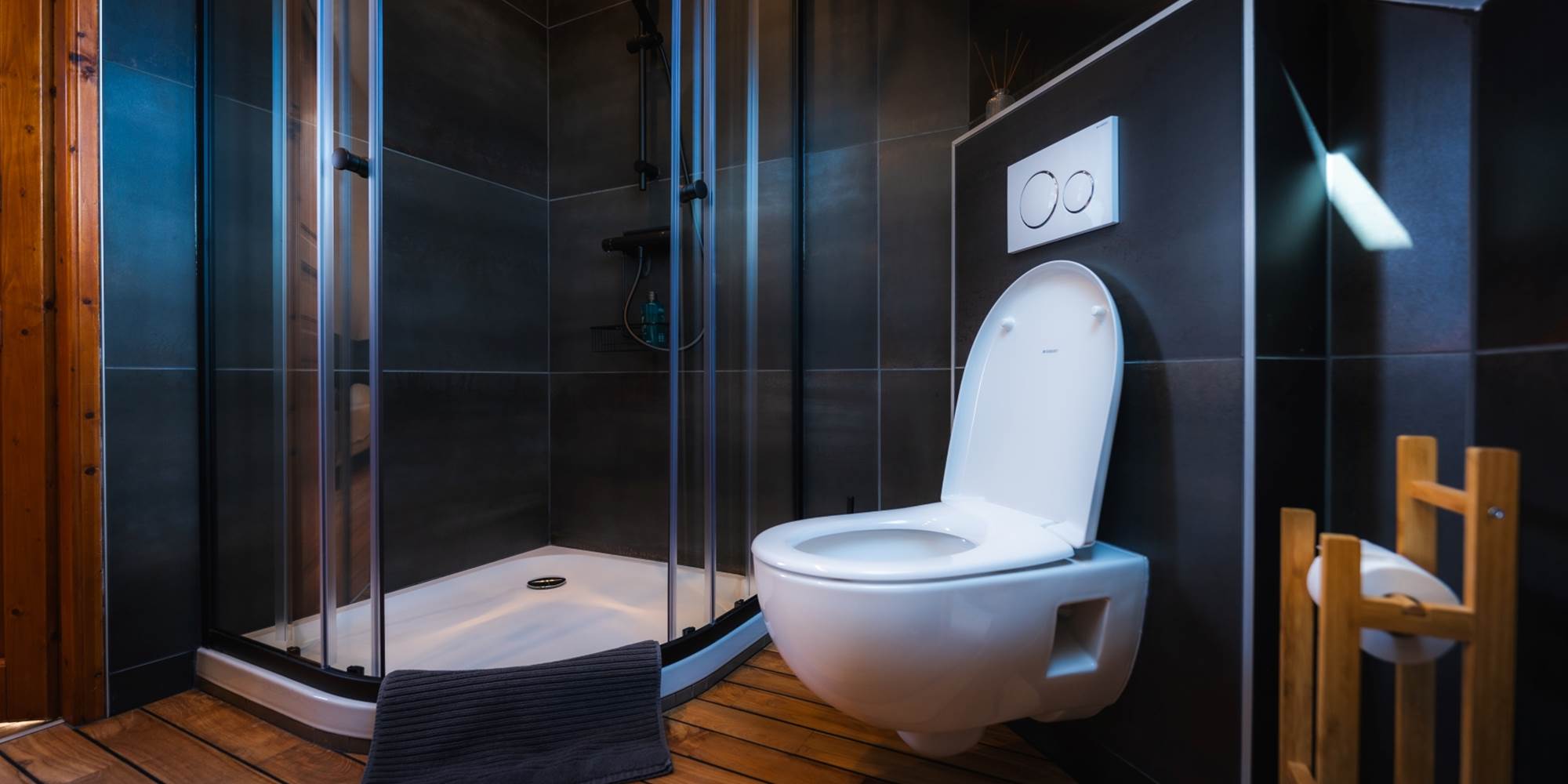 Chambres les danseurs: la salle de bain et toilettes