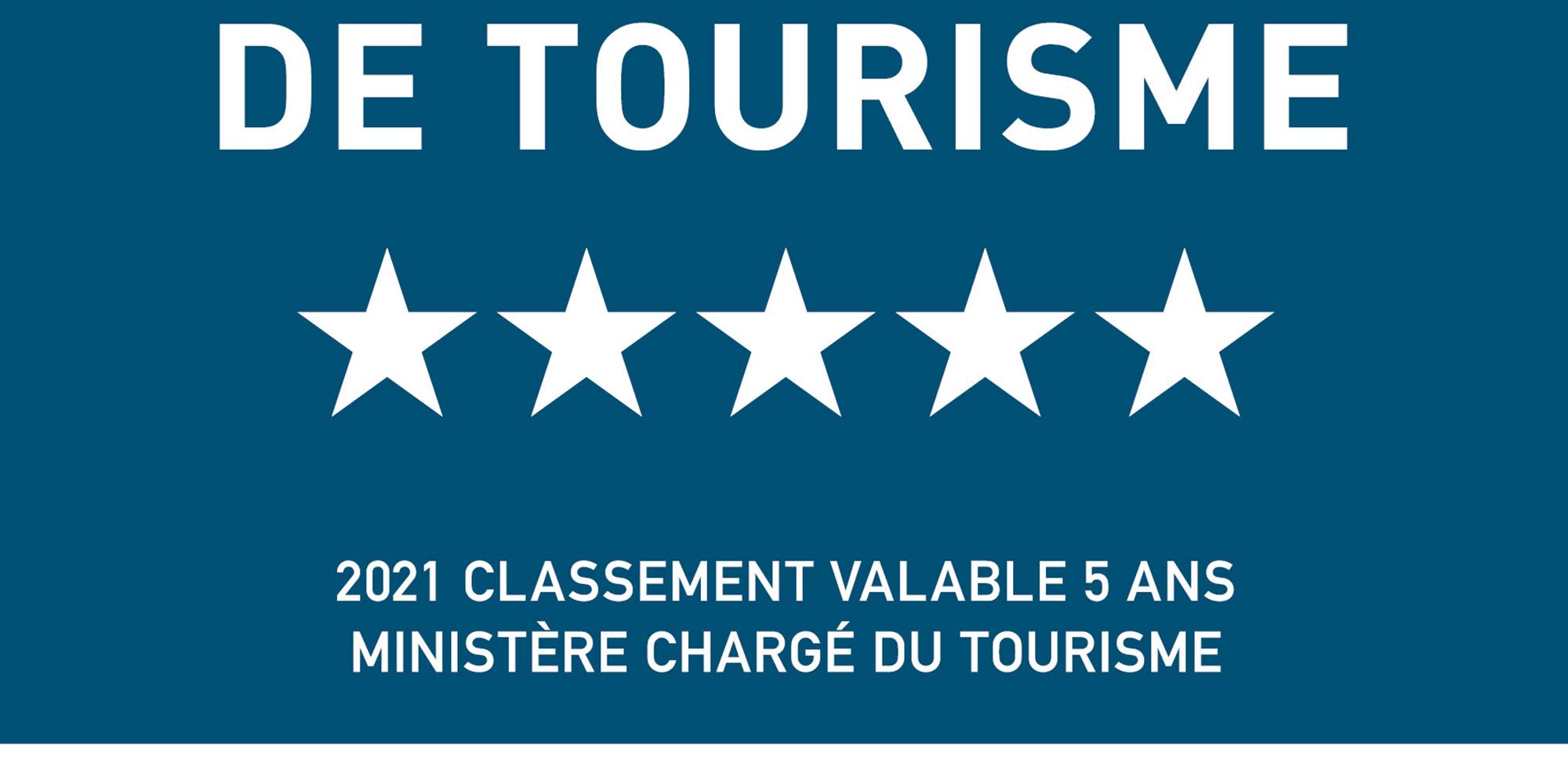 Classement 5***** Atout France