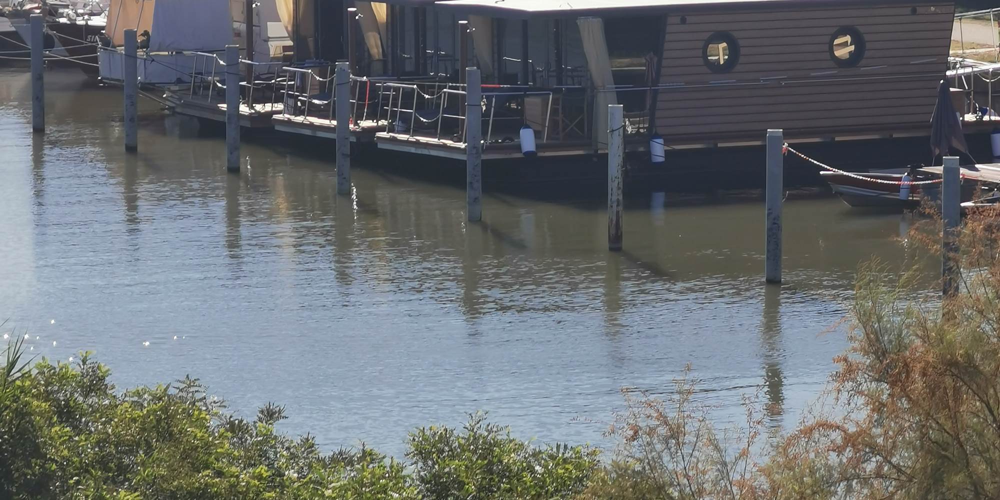 les 3 bateaux vu du pont