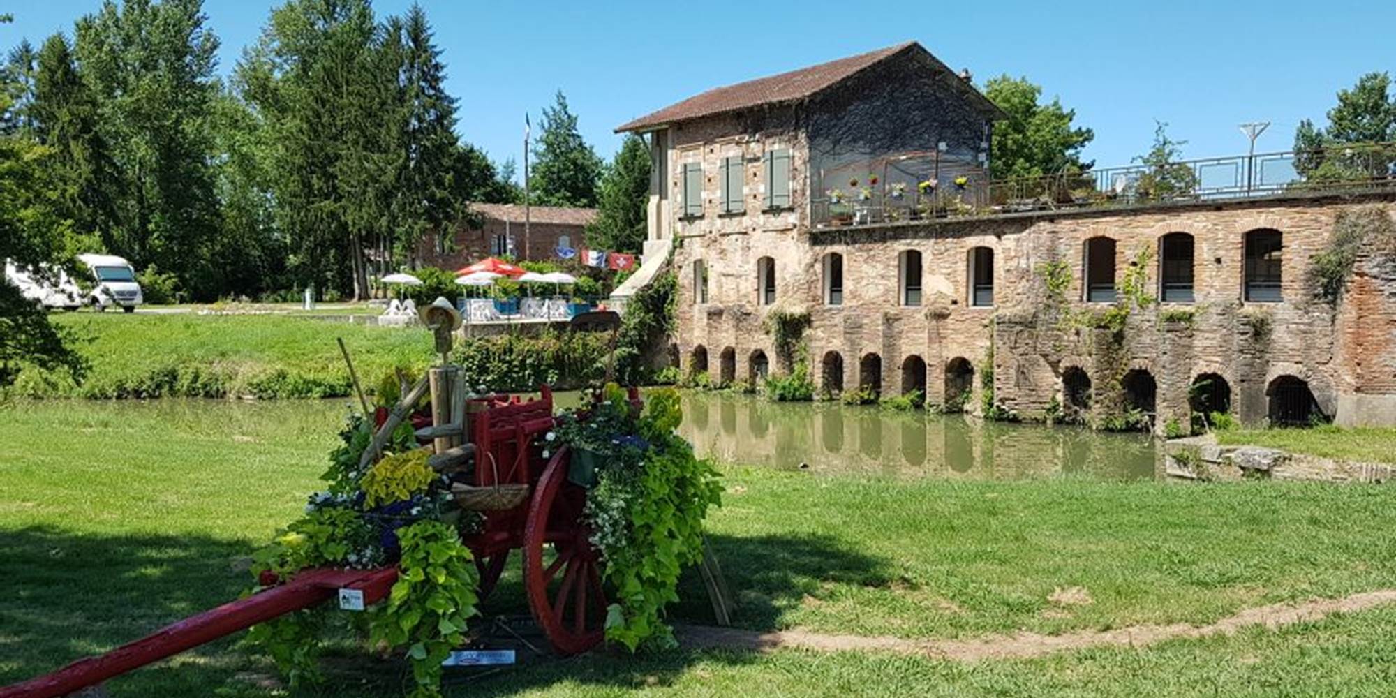 Moulin du Bidounet sur l'Ile de Beaucaire à Moissac