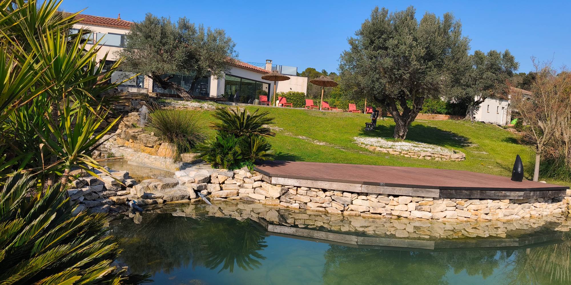 Jardin privé - Etang