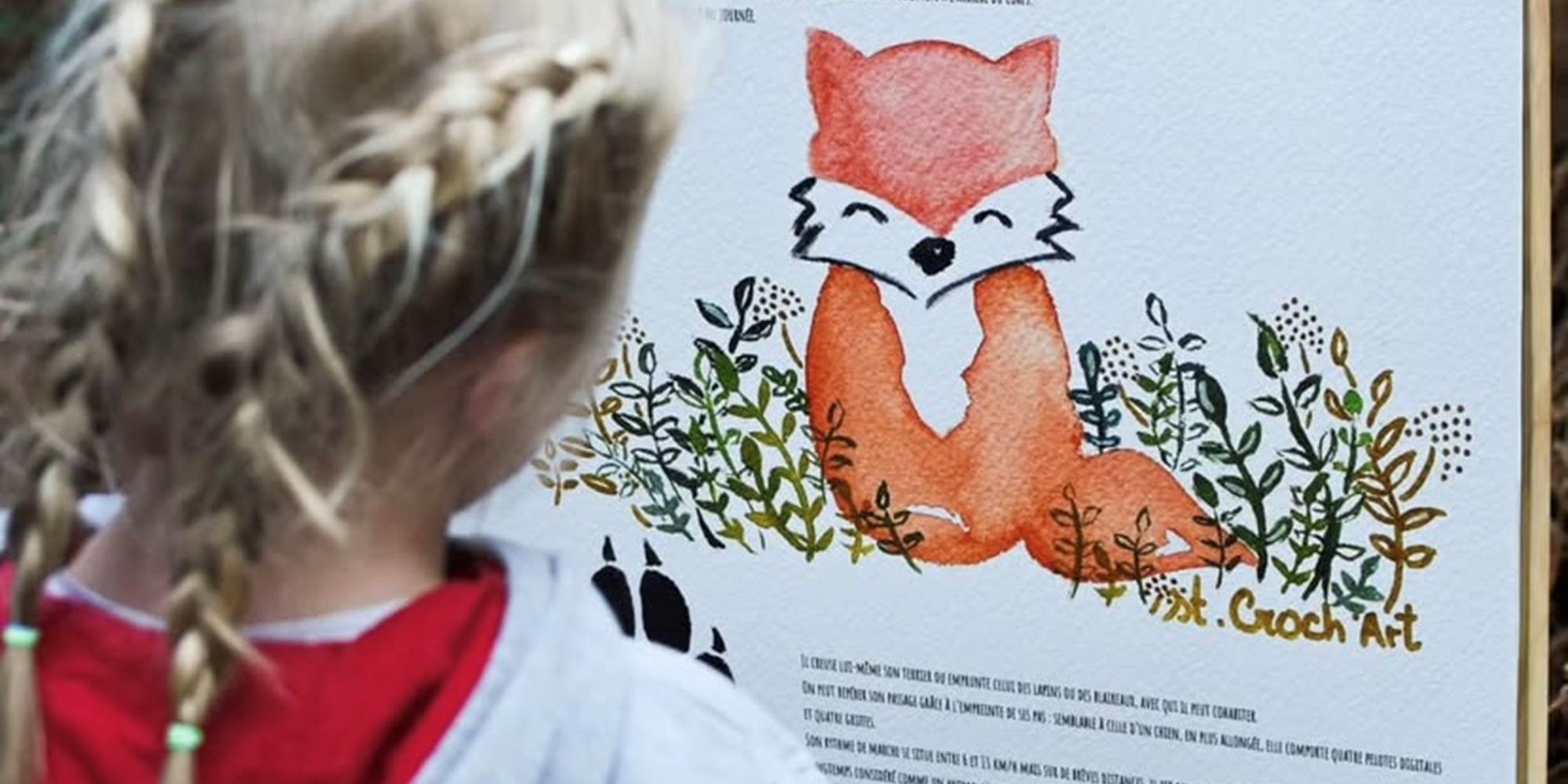 Les panneaux explicatifs sur la faune et la flore