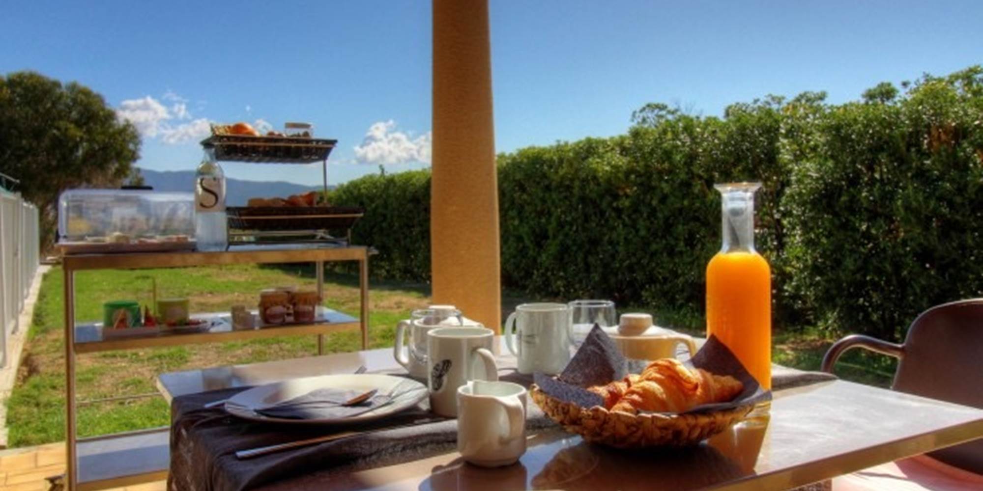 brunch en terrasse Corse du sud