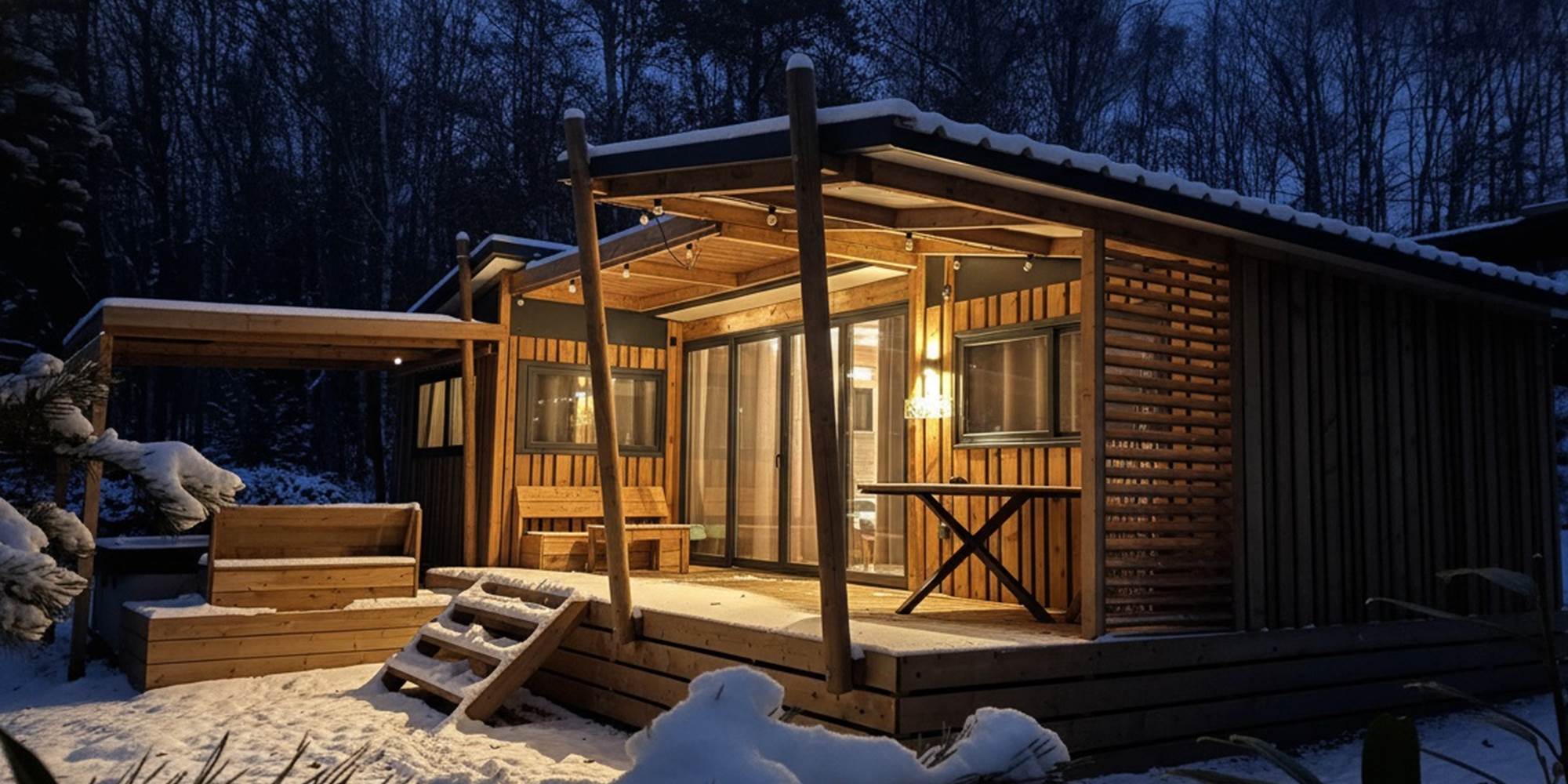 HY•Lødge Spa 5 personnes avec spa privatif