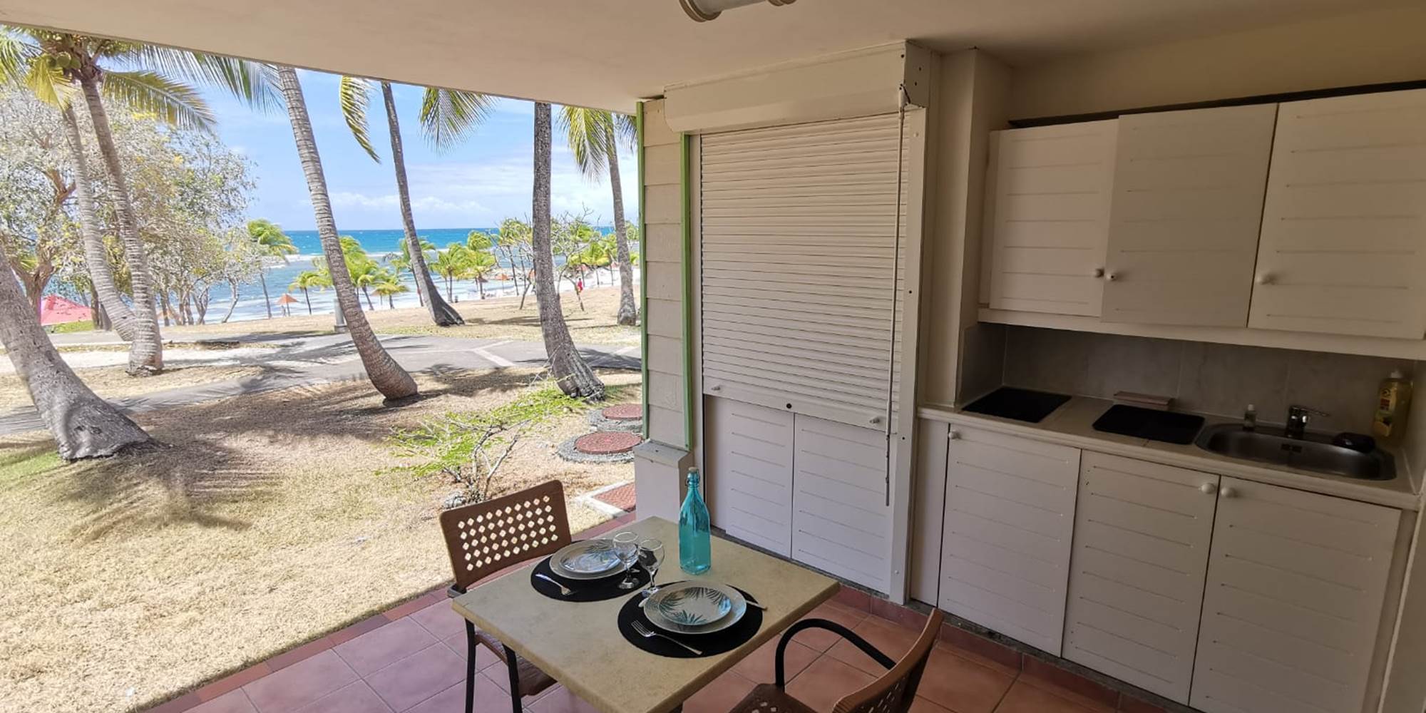 Terrasse extérieure kitchenette