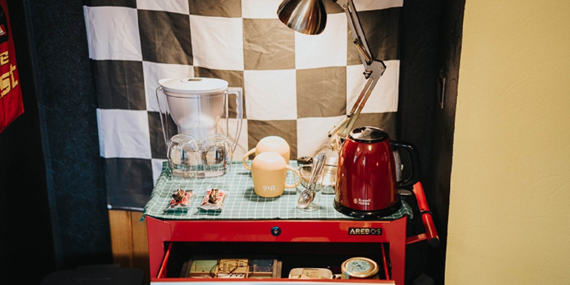 Desserte de garagiste avec les petits plus