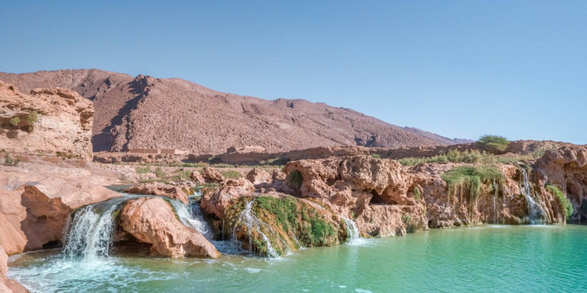 Amerdoul Camping Hotel – Natural Waterfalls & Desert Oasis in Icht, Tata