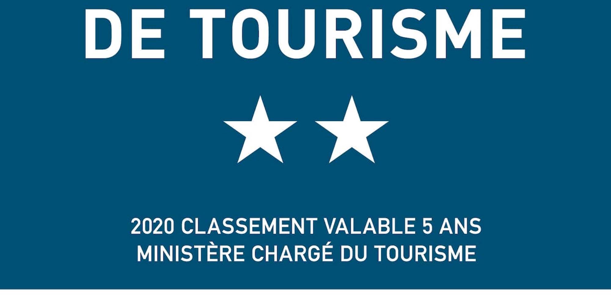 Meublé de tourisme classé 2 étoiles Atout France