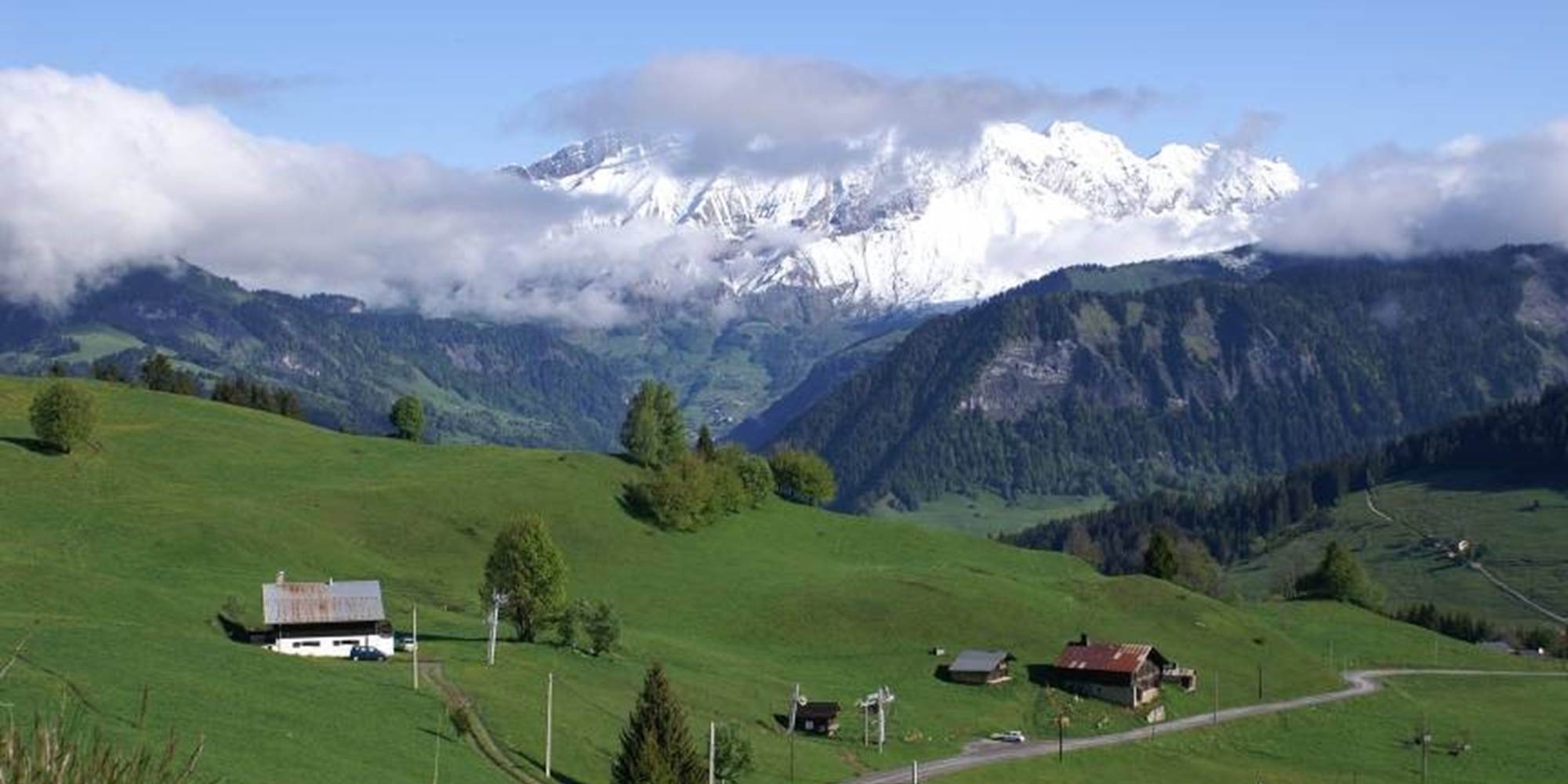 Espace Diamand, Crest Voland, Chalet des Molliettes (alentours, été)