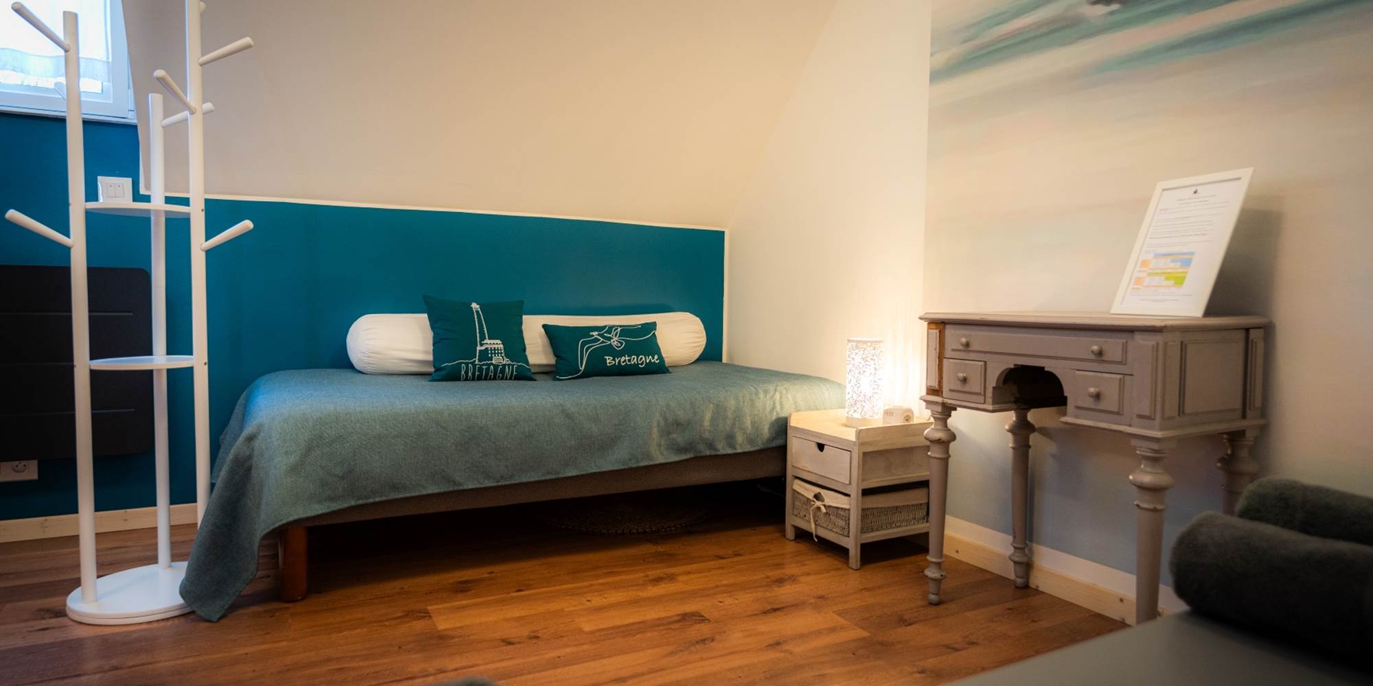 Chambre plage du Loch: le canapé