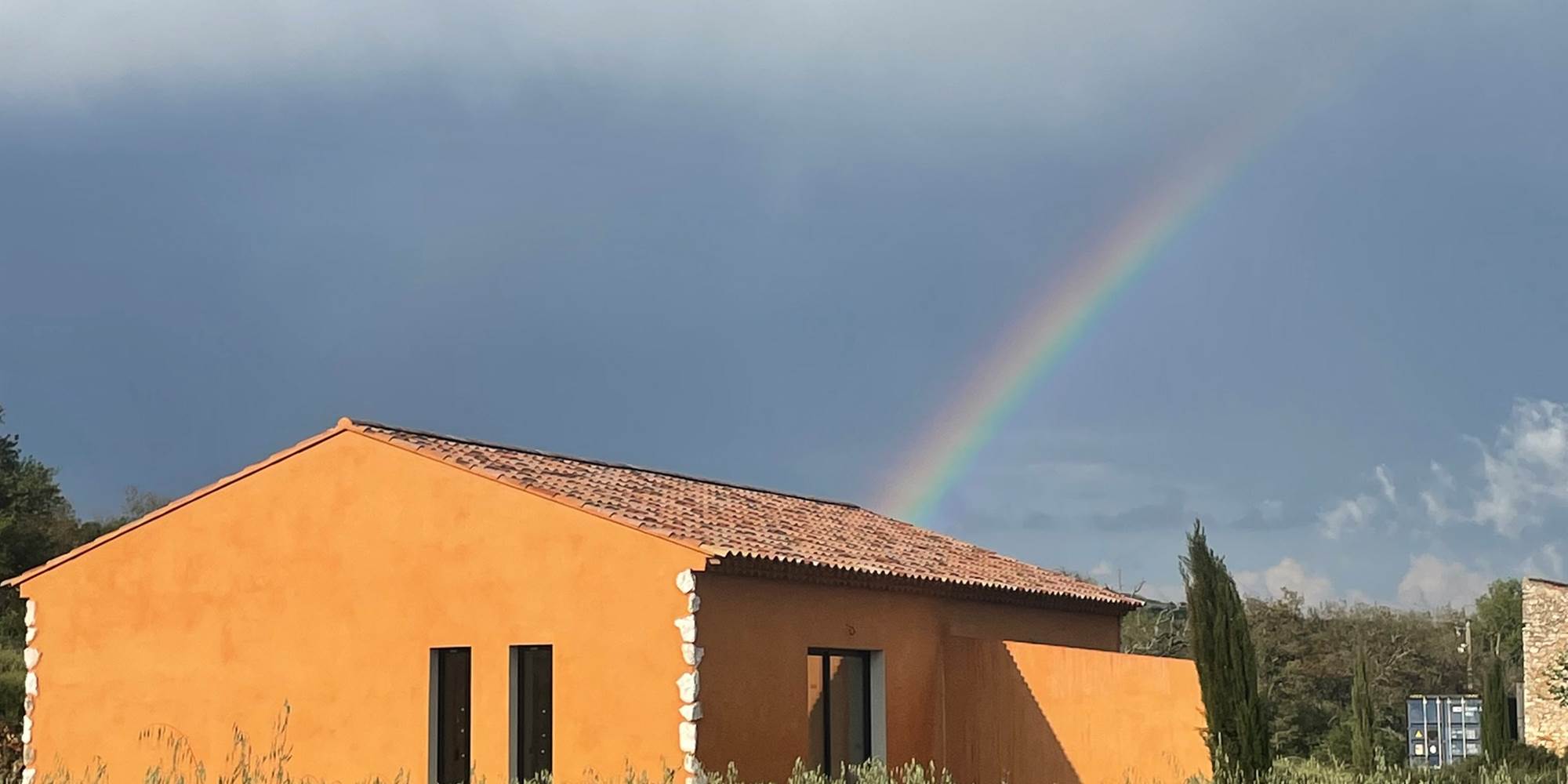 Un arc-en-ciel à L'Adret