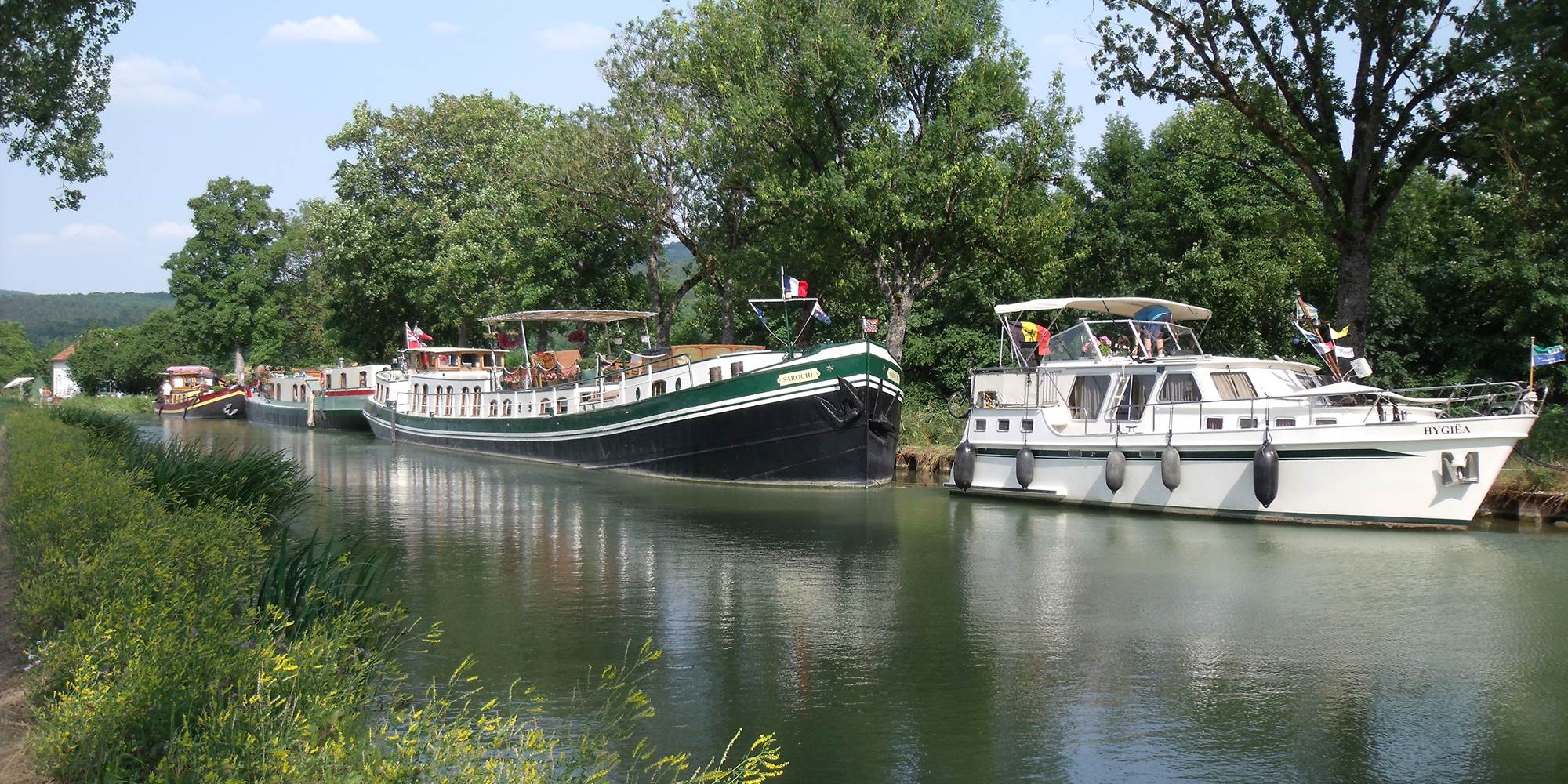 Quai d'amarrage La34S. Ecluse du Banet
