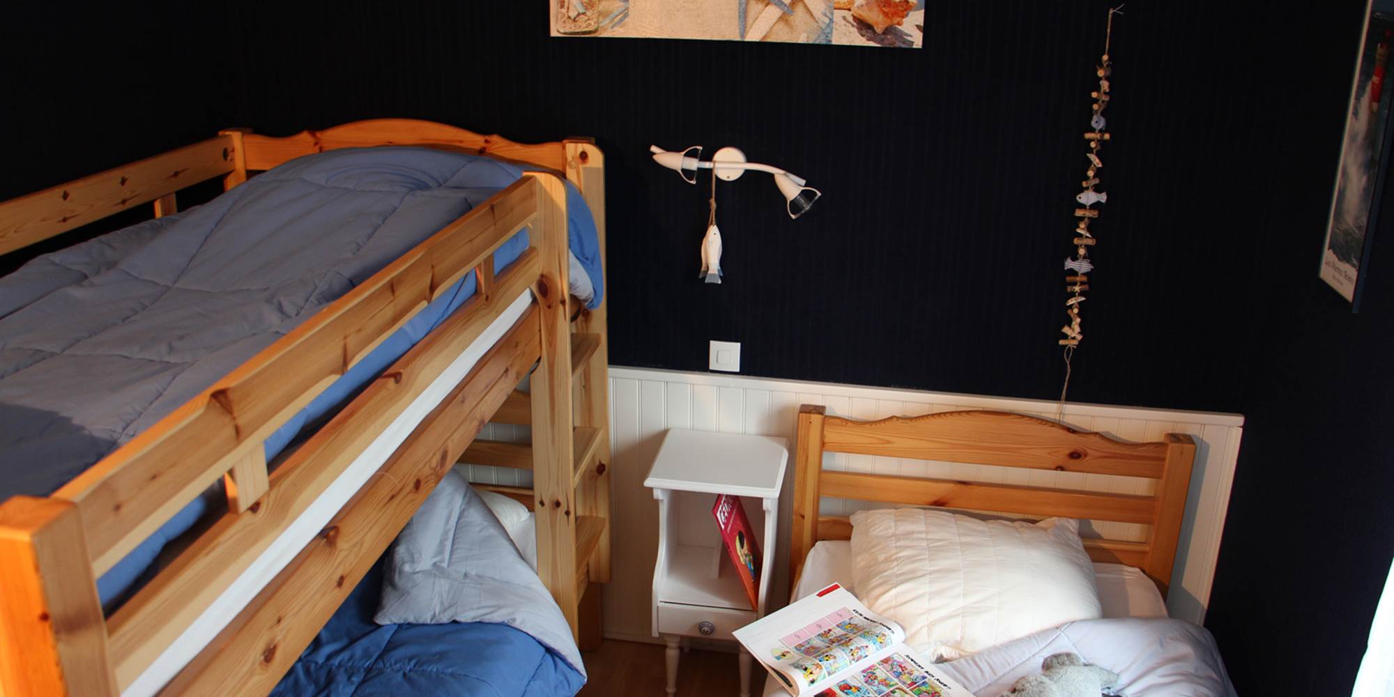 CHAMBRE 3 LITS DE 90