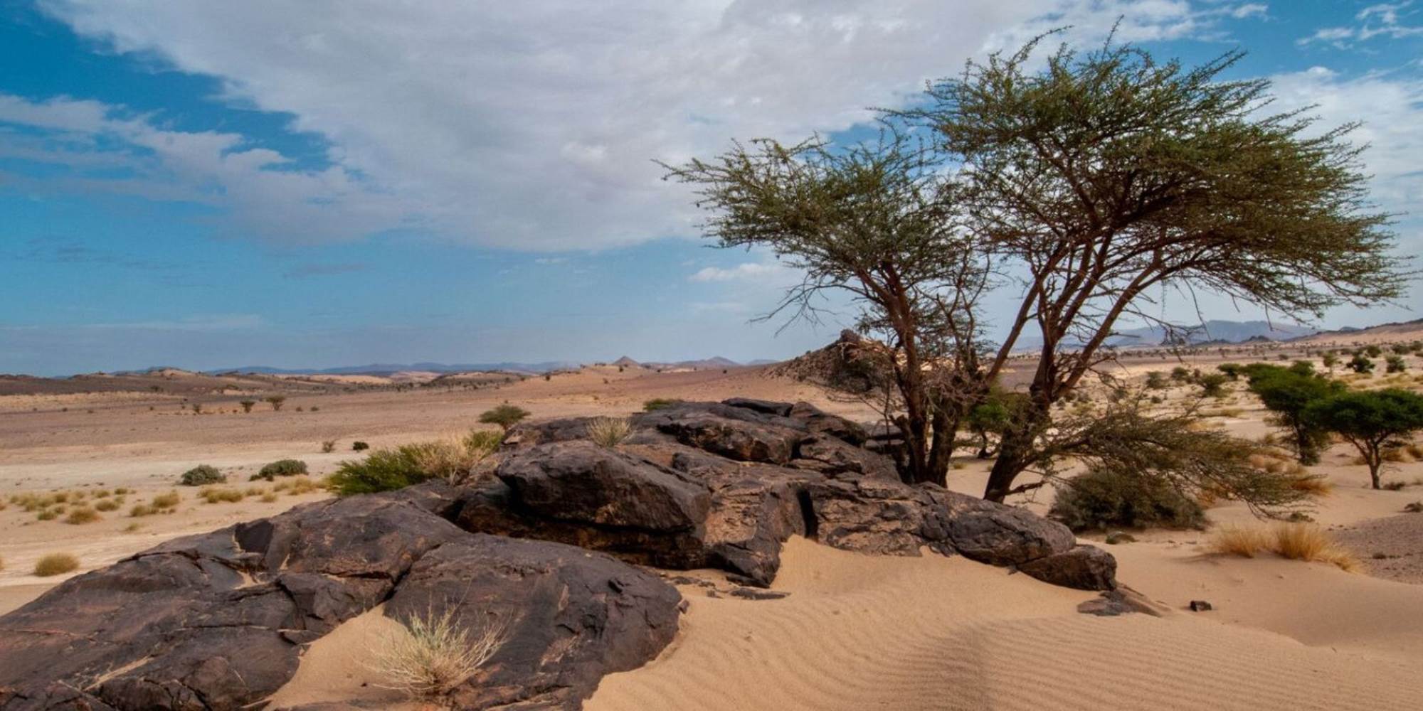 Desert landscape near Amerdoul Camping Hotel, Tata