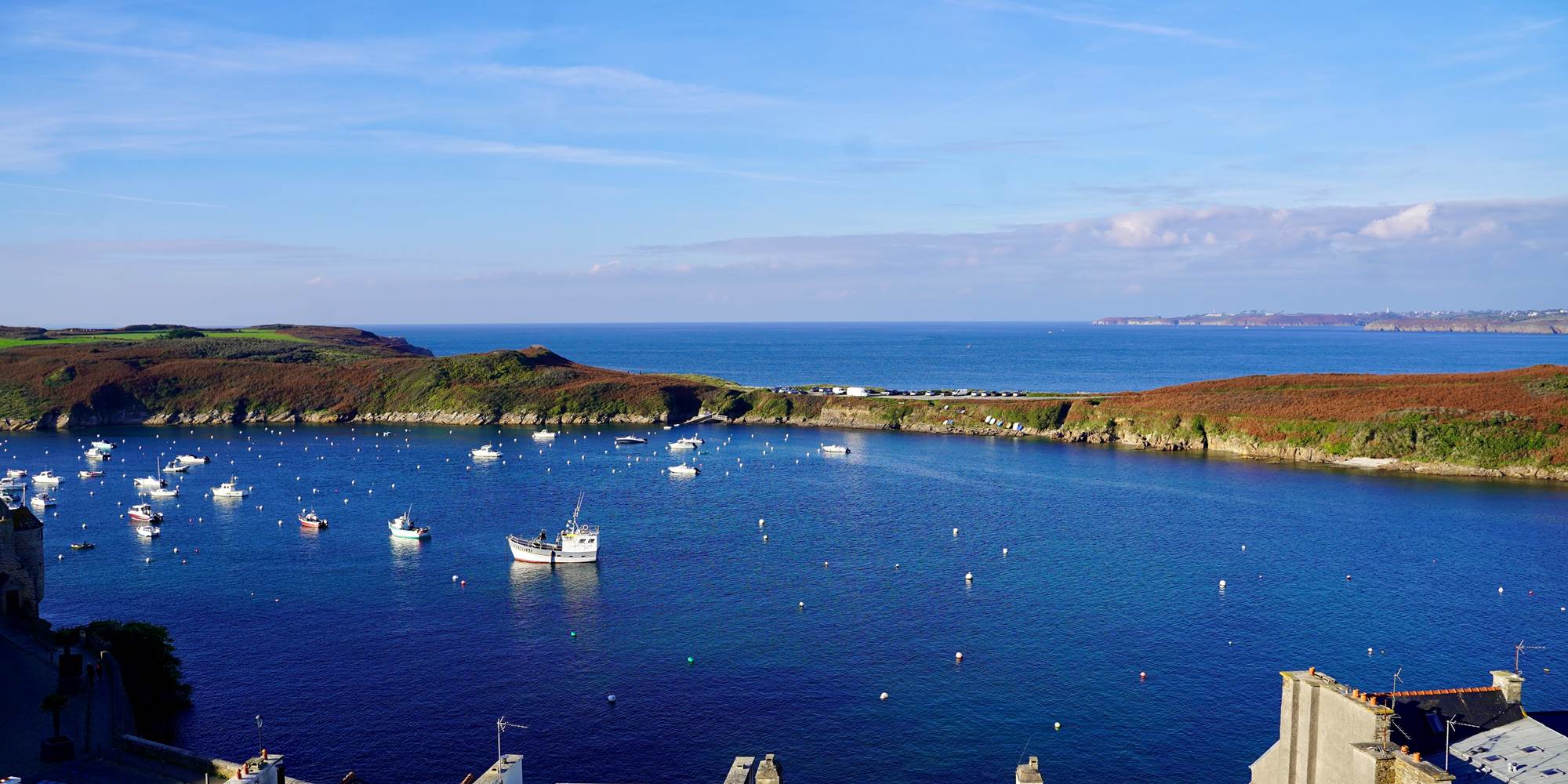 Vue sur le port du Conquet