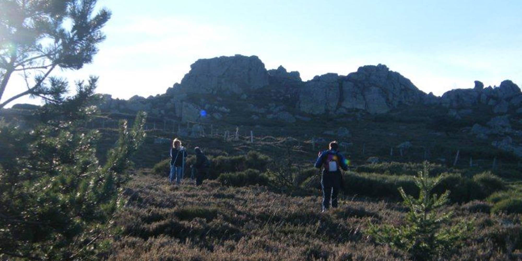 Le roc de Fenestre au dessus de Grandrieu