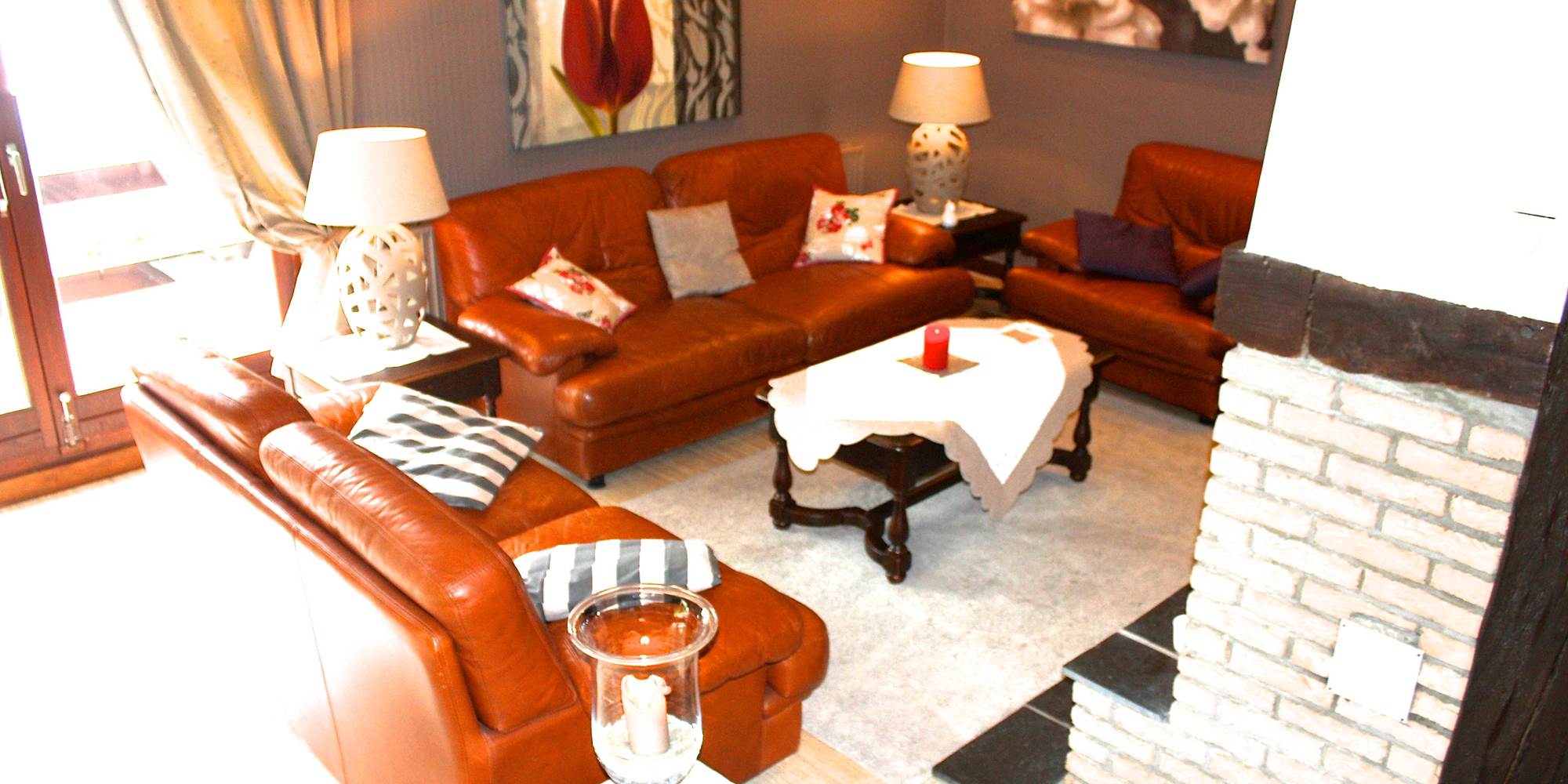 Salon tv, feu ouvert