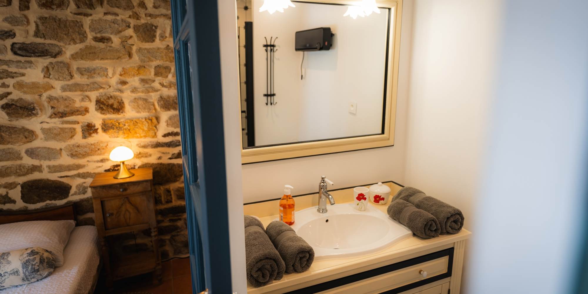 Chambre campagne: la salle de bain