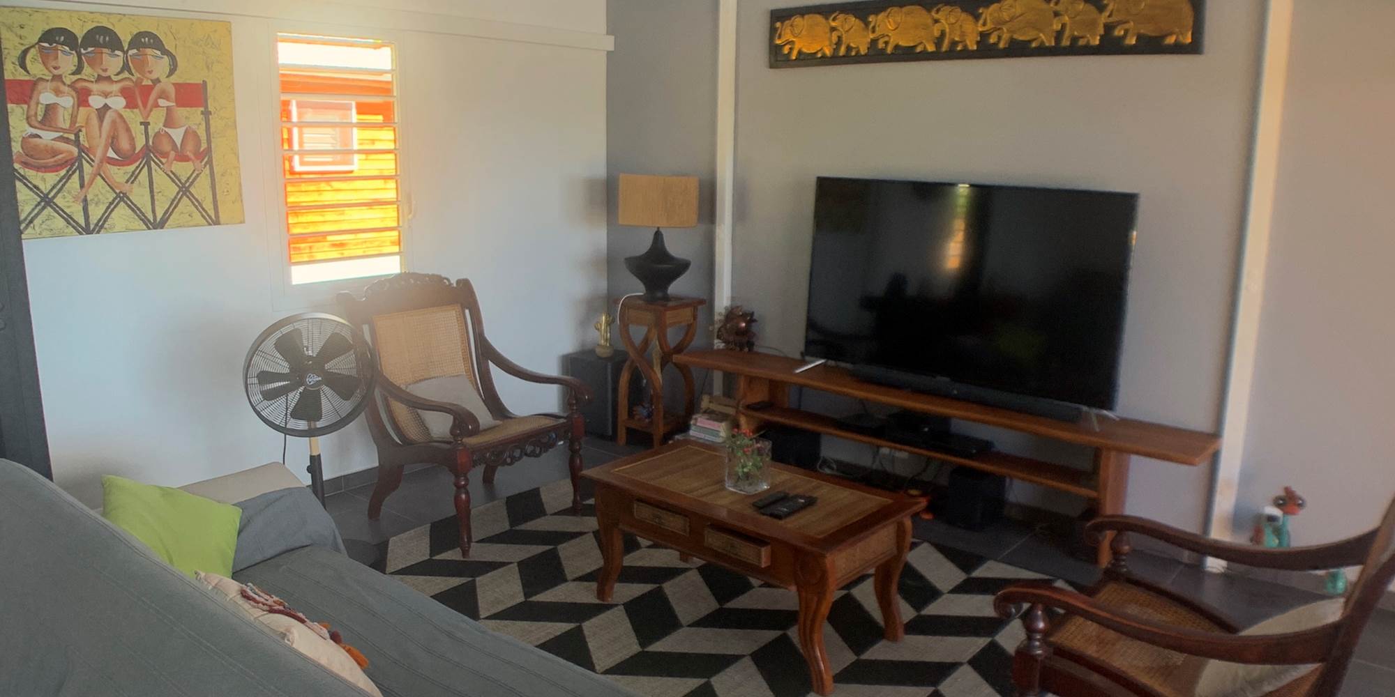 Espace détente dans le séjour