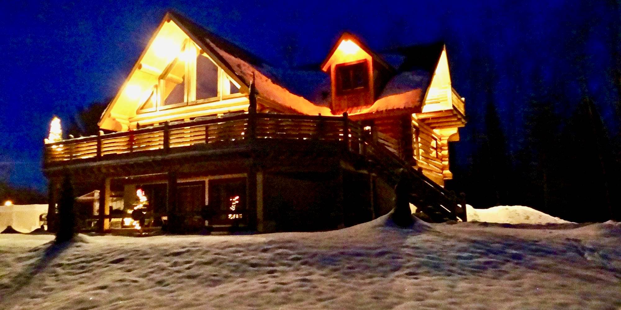 le chalet de nuit