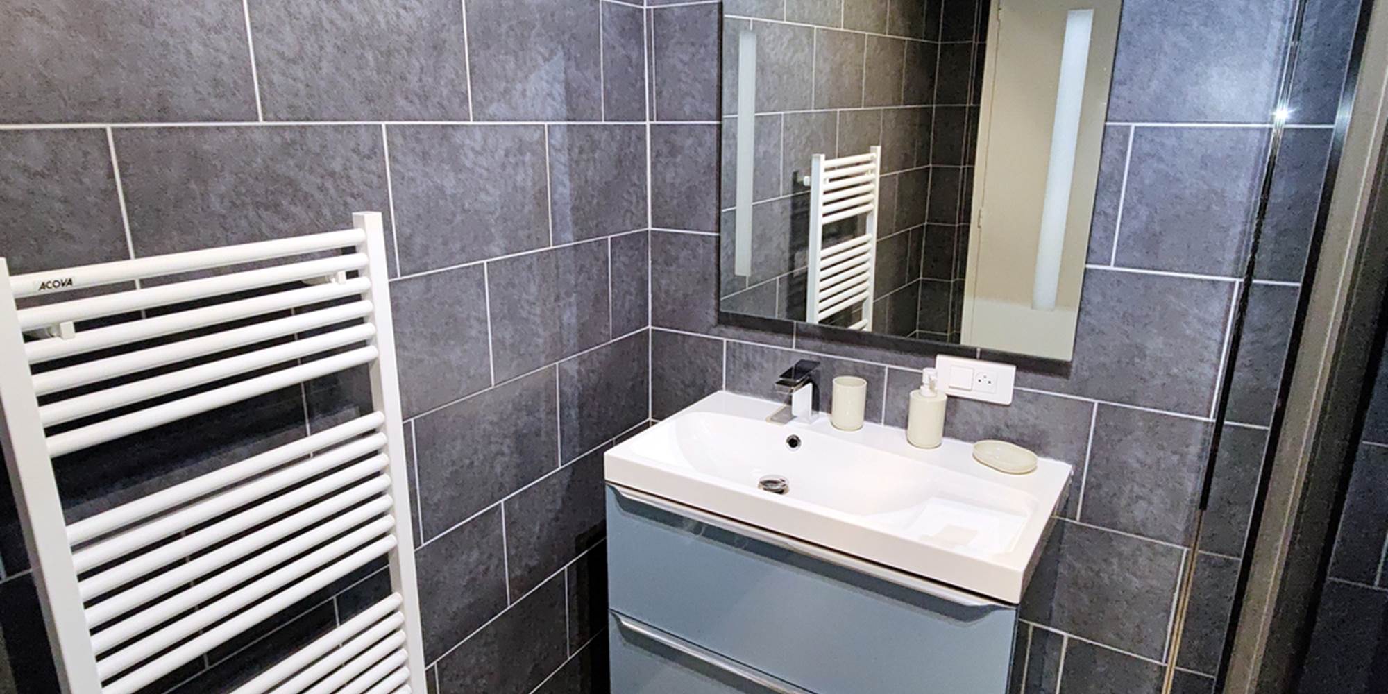 Salle d'eau confortable