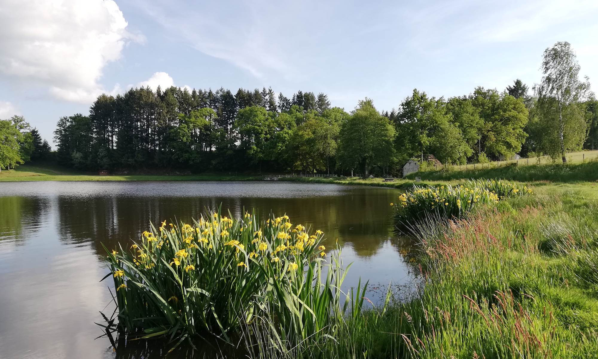 lac de pêche en camping limousin-galerie