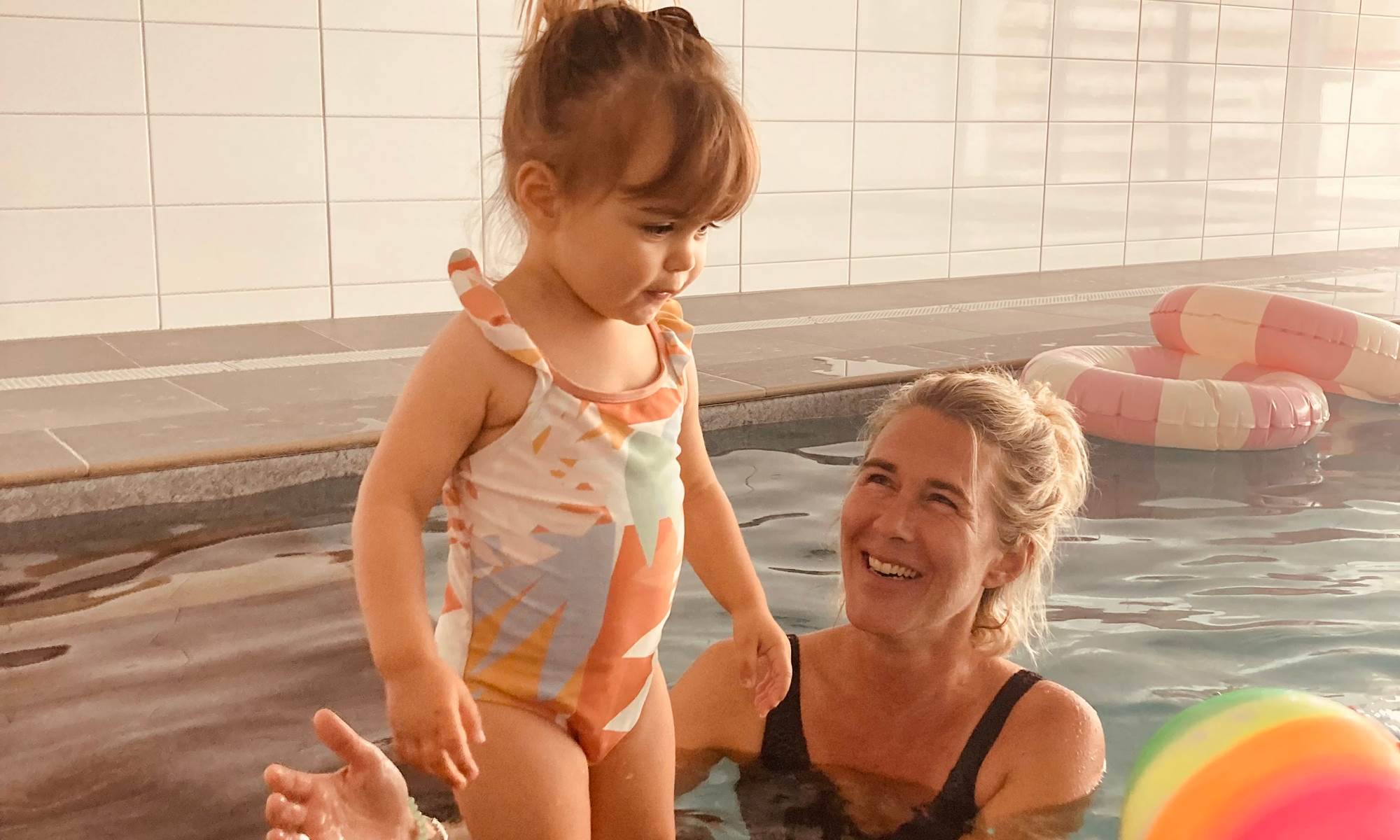 Piscine en famille