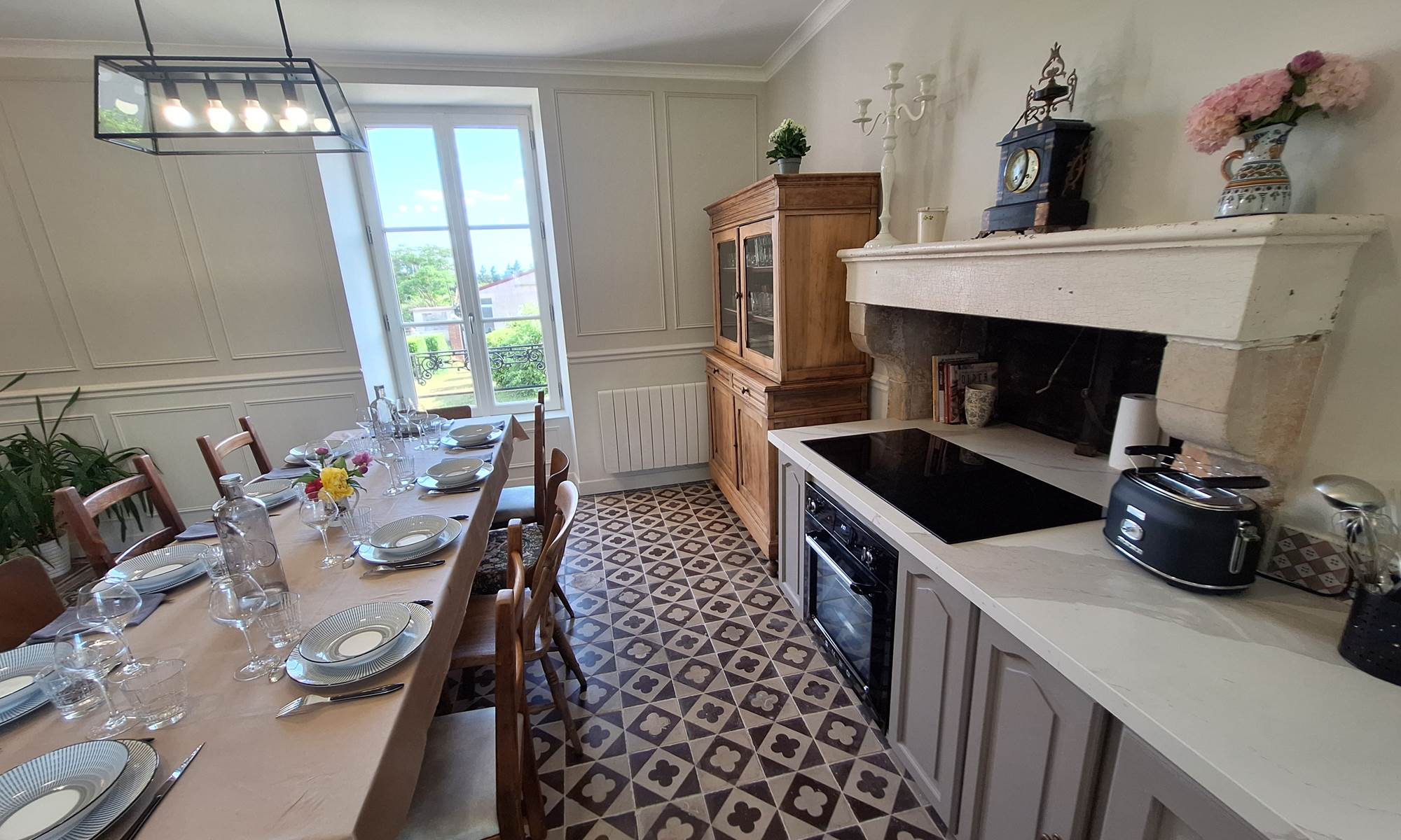 table cuisson gite de charme le quatre feuilles
